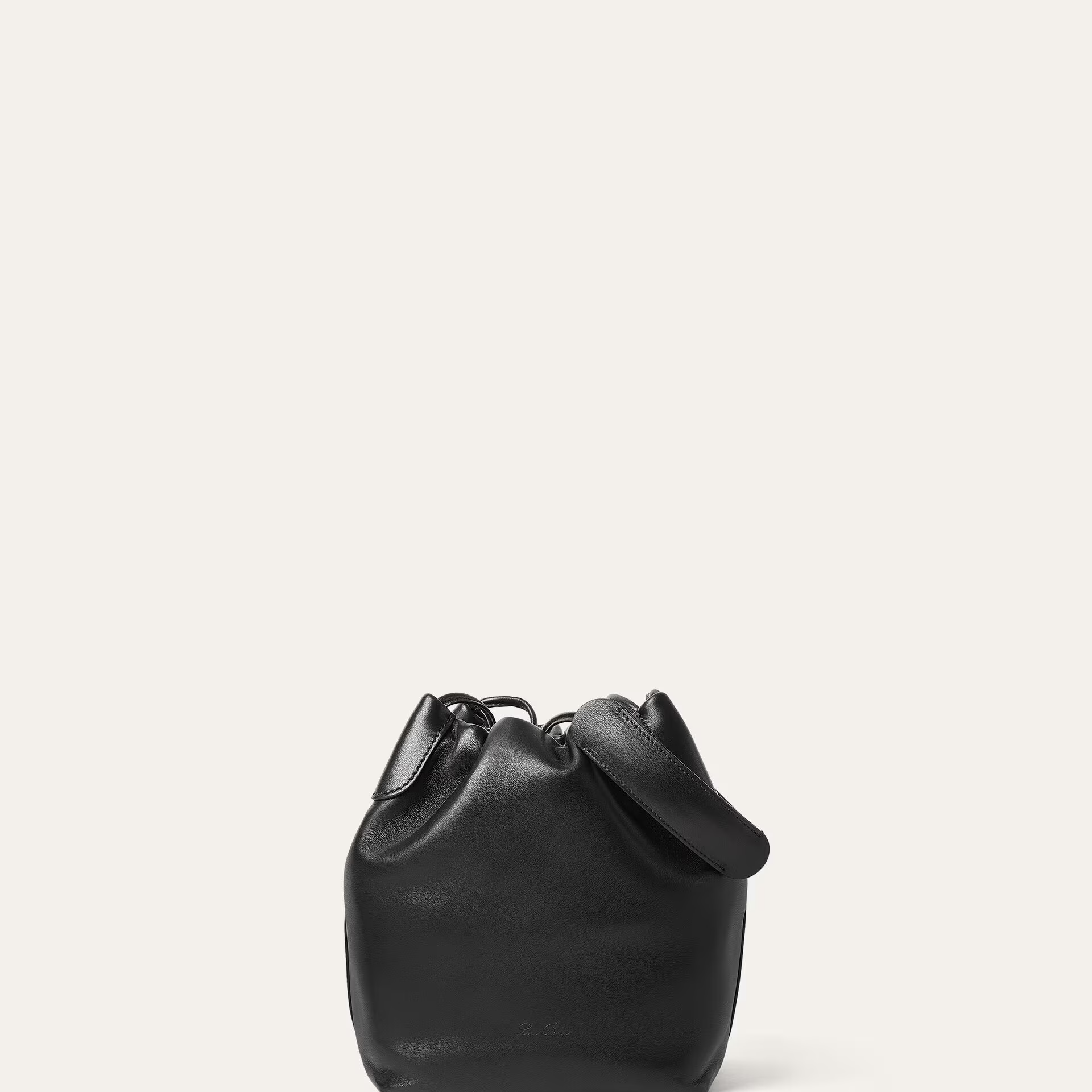 Loro Piana Small Bale Softy bag in Lambskin