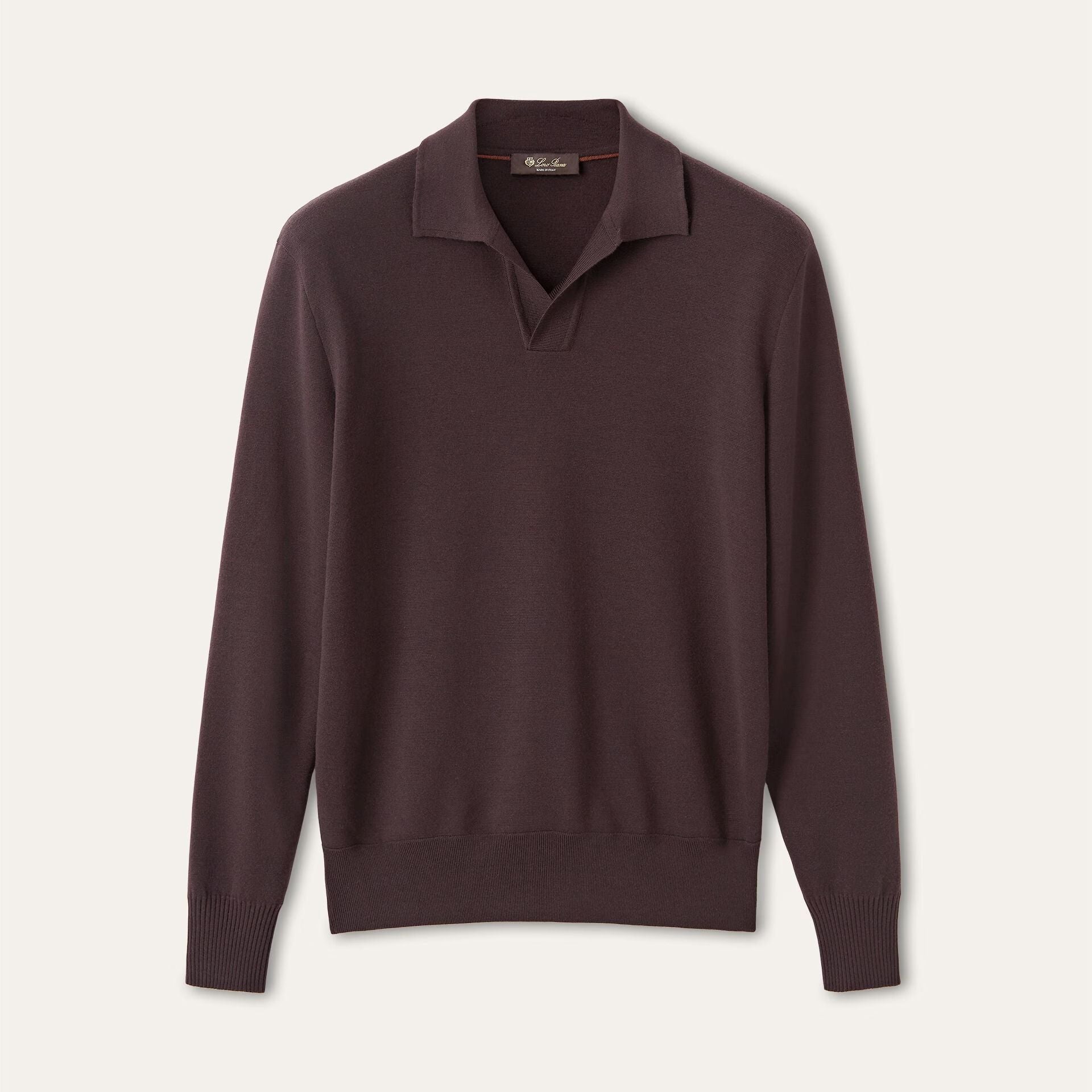 Loro Piana Buttonless Polo-shirt in Wish® Wool
