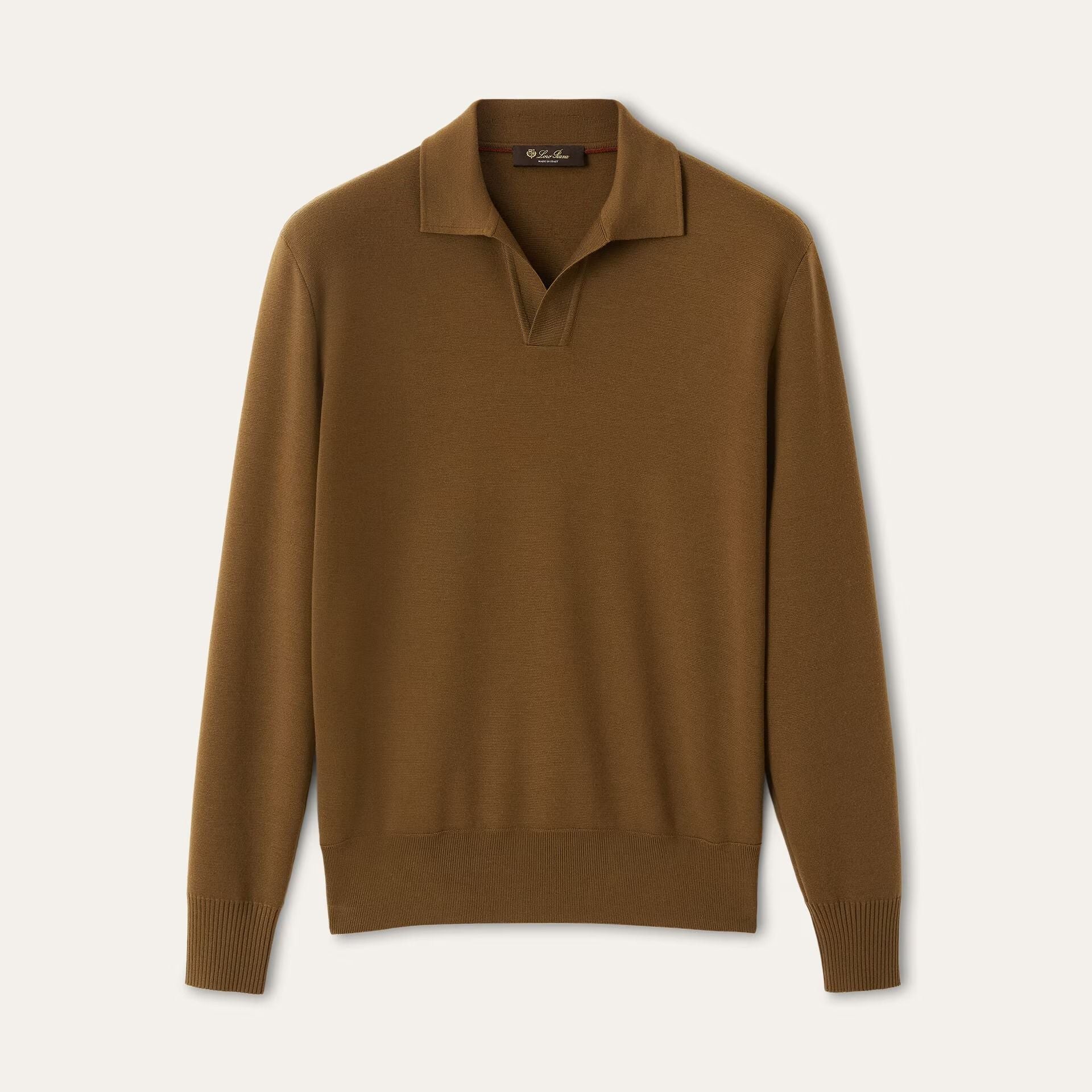 Loro Piana Buttonless Polo-shirt in Wish® Wool