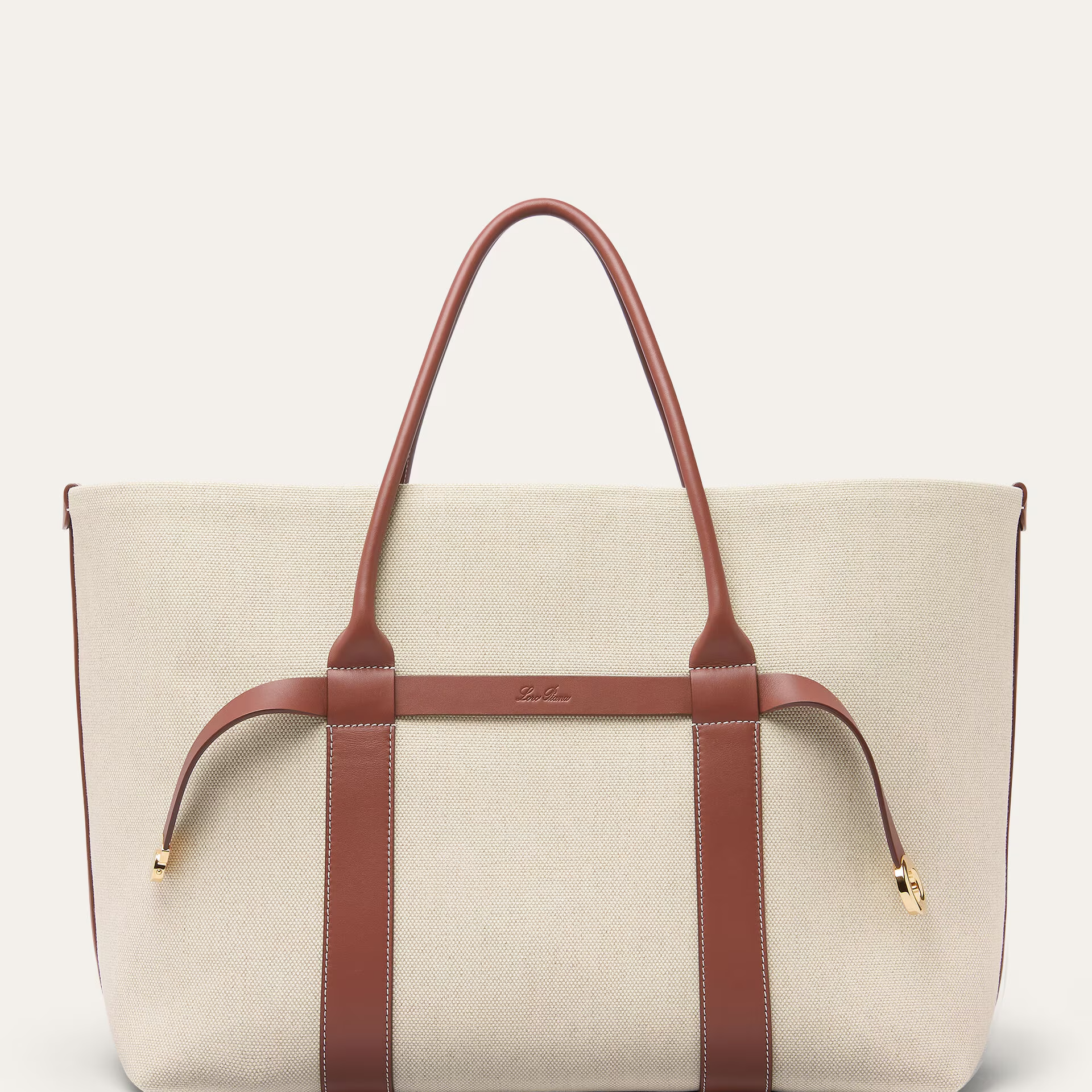 Loro Piana Ghiera Shopper Large in Cotton, Linen