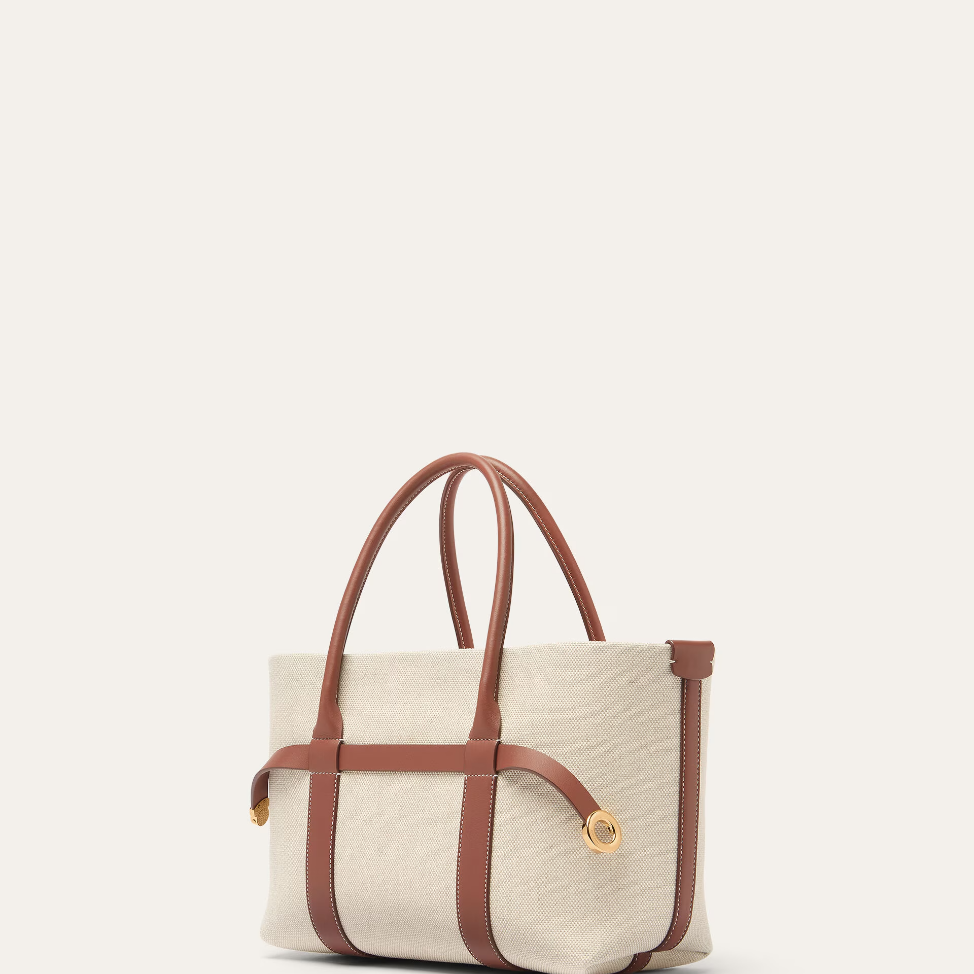 Loro Piana Ghiera Shopper Small in Cotton, Linen