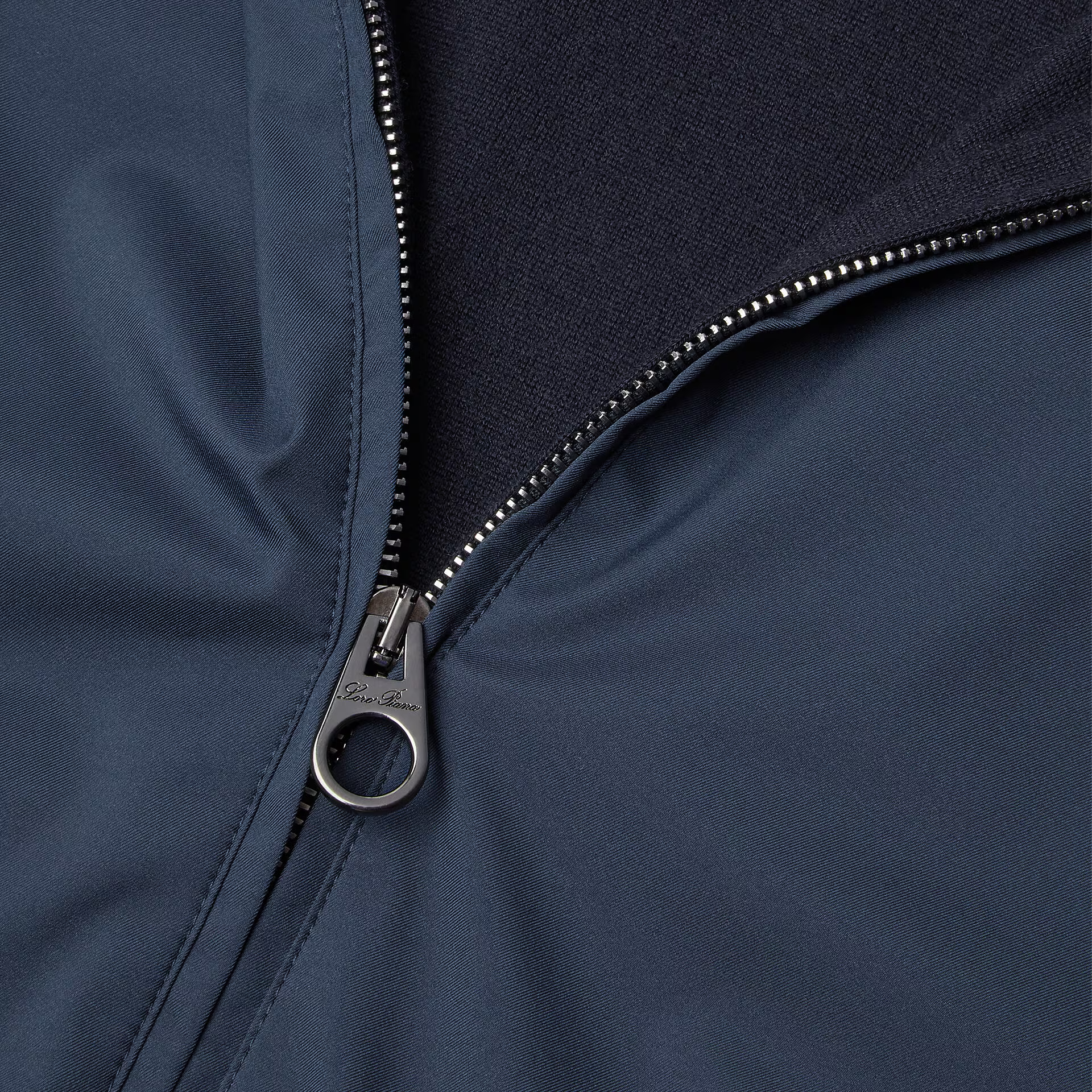 Loro Piana Hooded Bomber in Microfibre - Storm System®