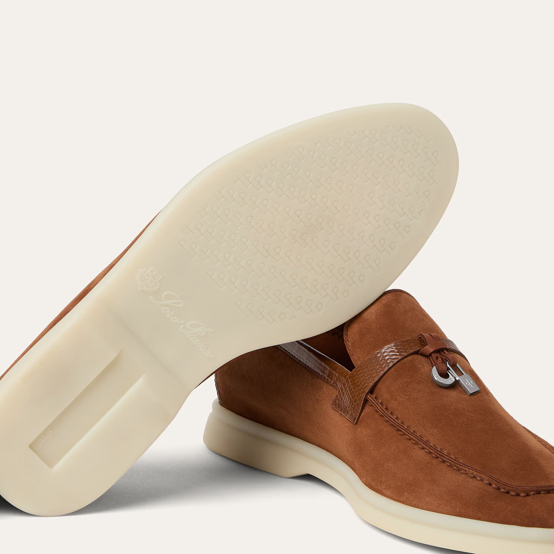 Loro Piana Summer Charms Walk Loafer in Suede