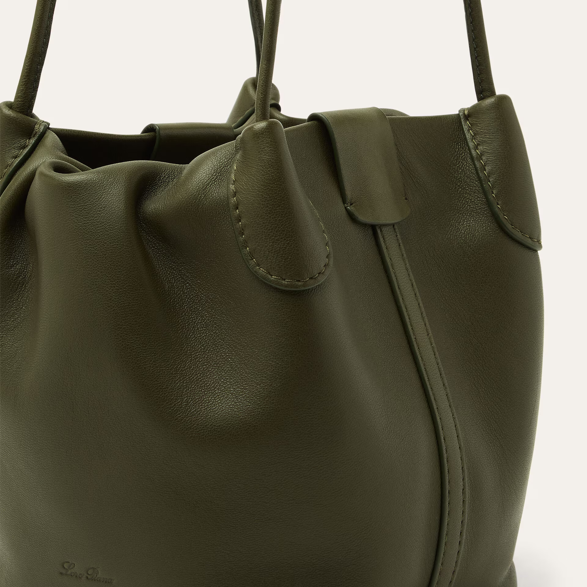 Loro Piana Micro Bale Softy bag in Lambskin