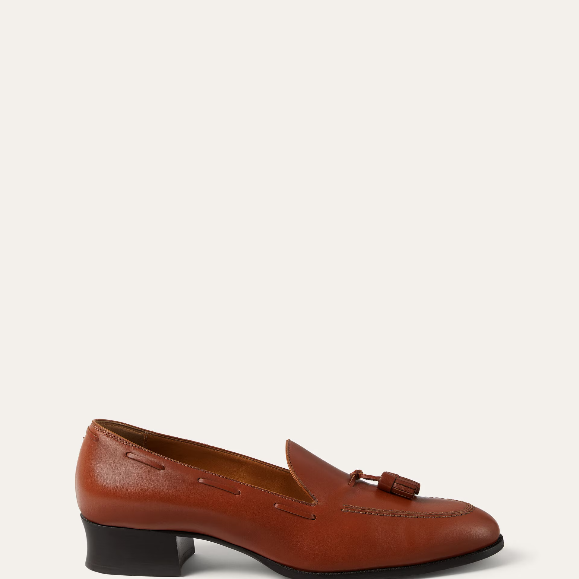 Loro Piana Serge Tassel Loafer in Calfskin