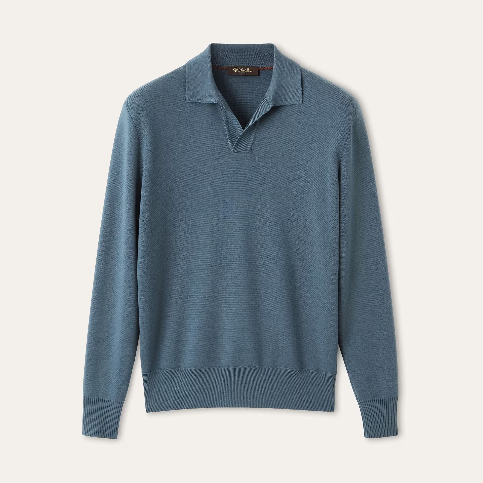 Loro Piana Buttonless Polo-shirt in Wish® Wool