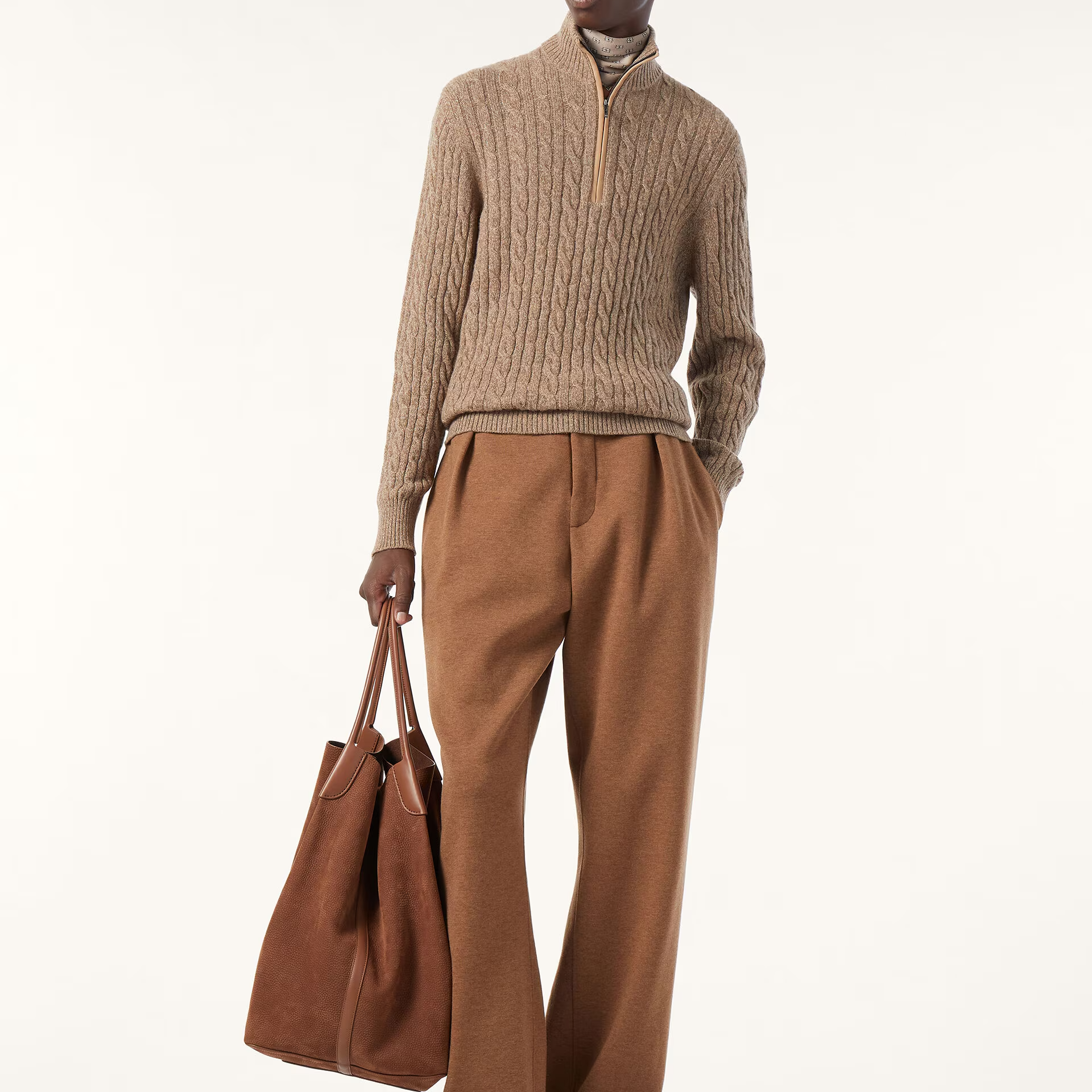 Loro Piana Treccia Jumper in Baby Cashmere