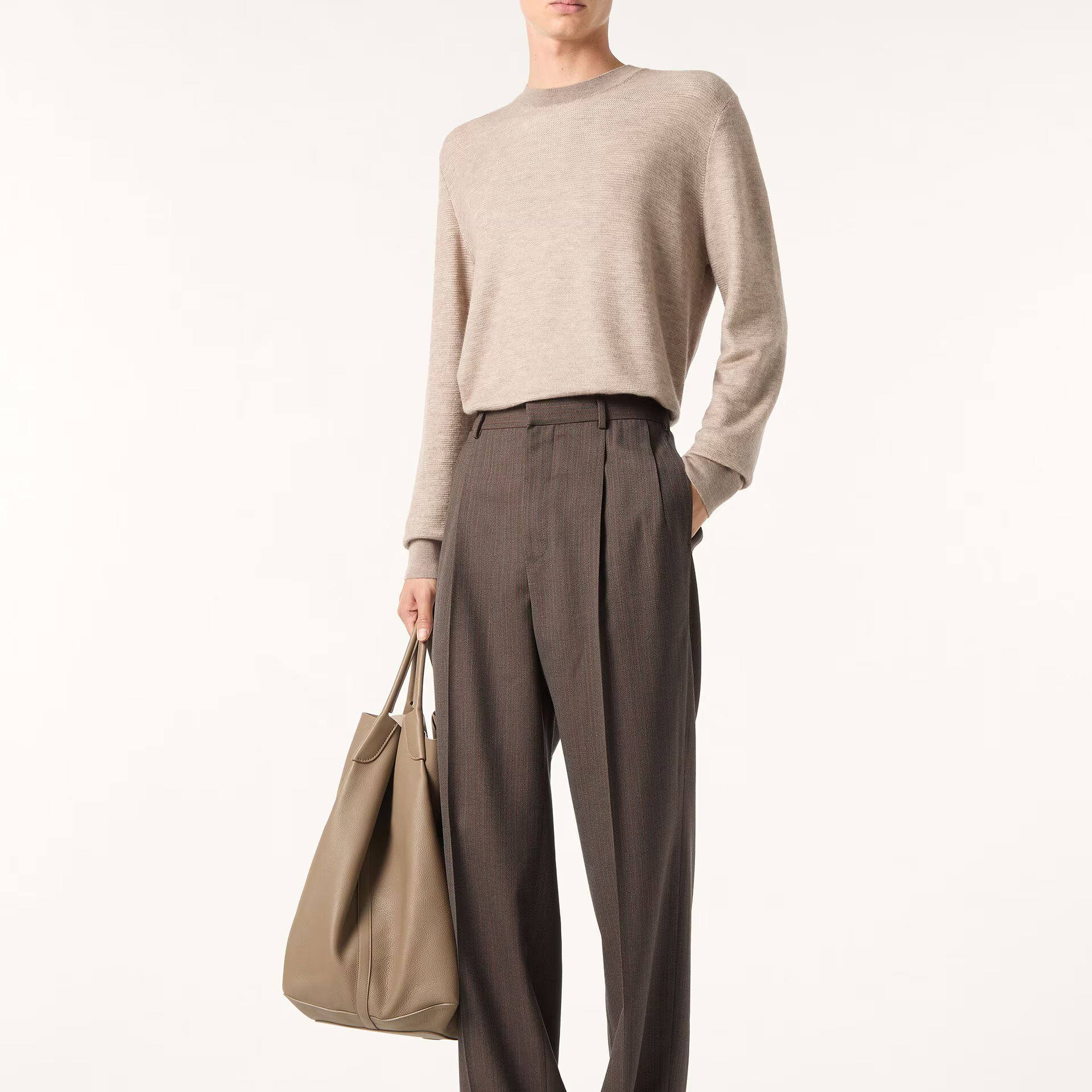 Loro Piana Manipur Crewneck in Cashmere, Silk