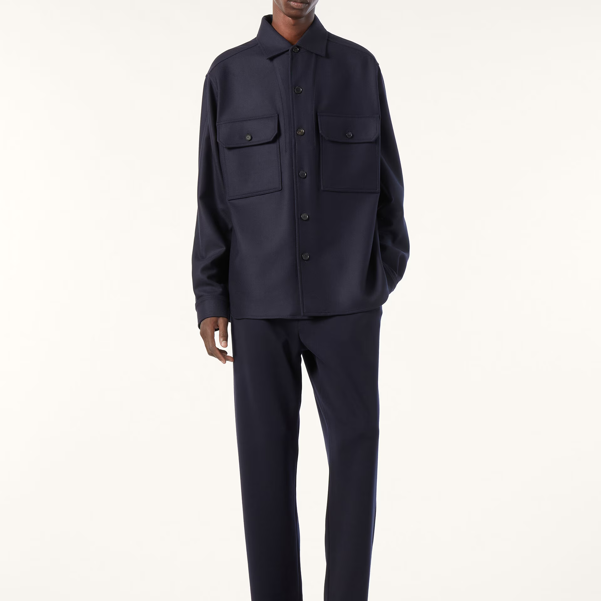 Loro Piana Ambrose The Gift of Kings® Overshirt in The Gift Of King® - Rain System®