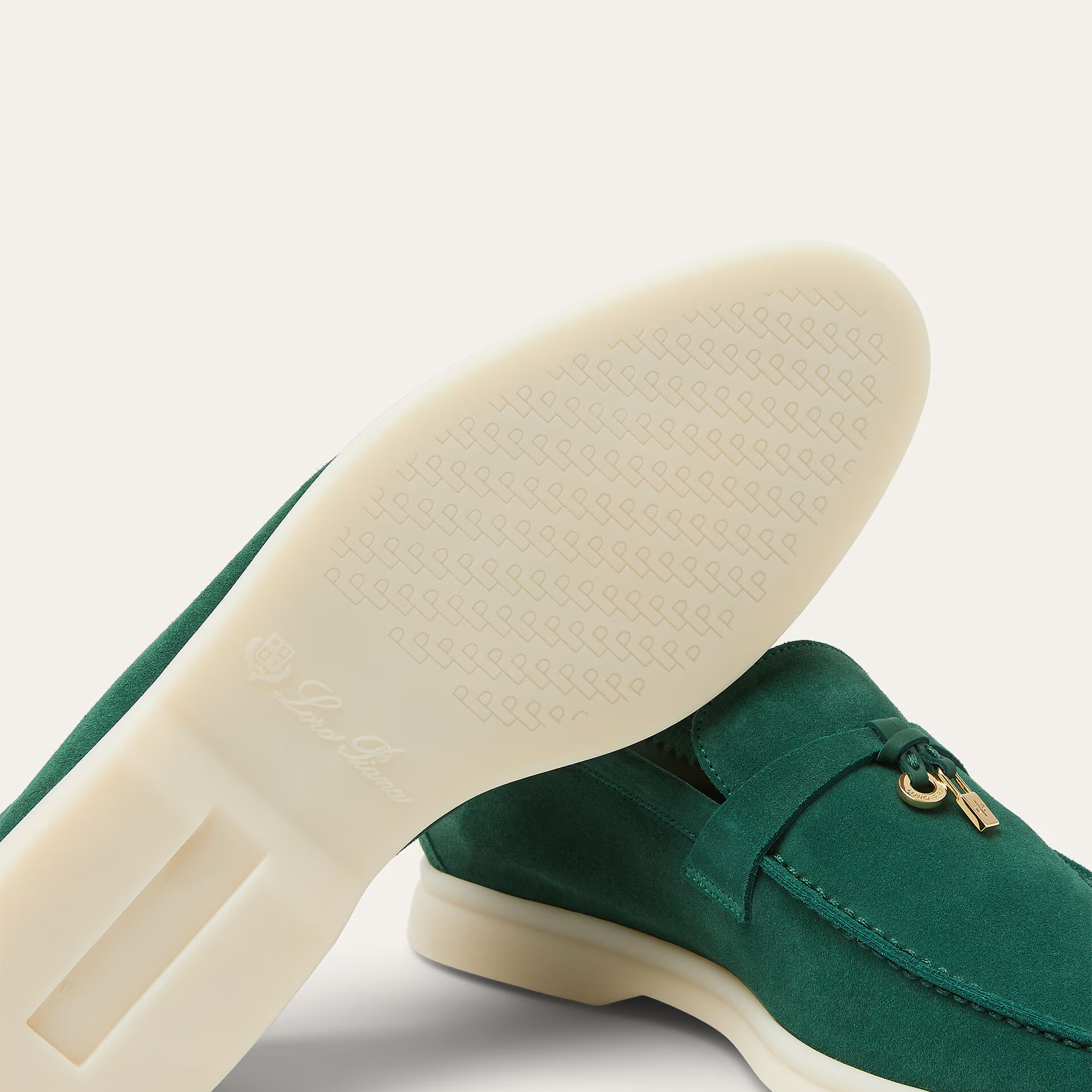 Loro Piana Summer Charms Walk Loafer in Suede