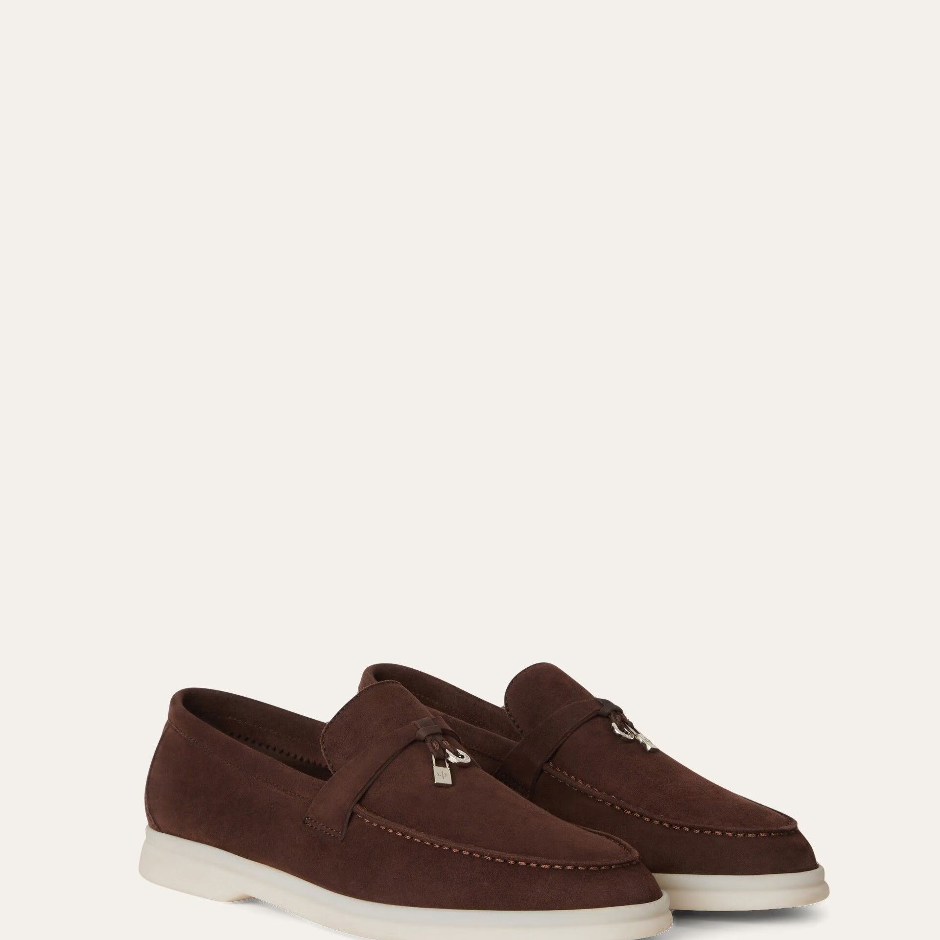 Loro Piana Summer Charms Walk Loafer in Suede