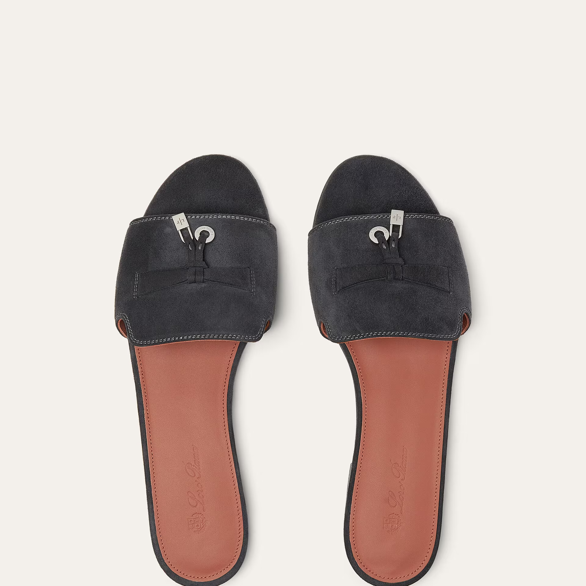 Loro Piana Summer Charms Sandal in Suede Goatskin