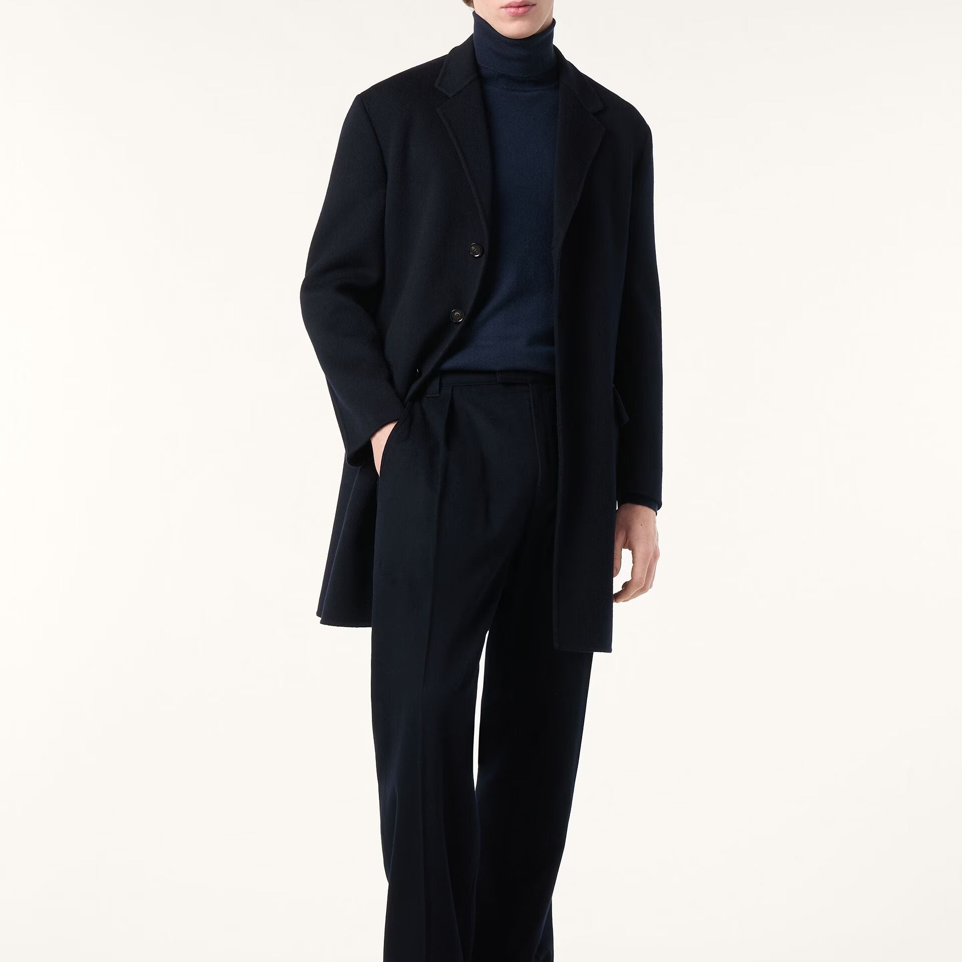 Loro Piana Paolo Coat in Baby Cashmere - Rain System®