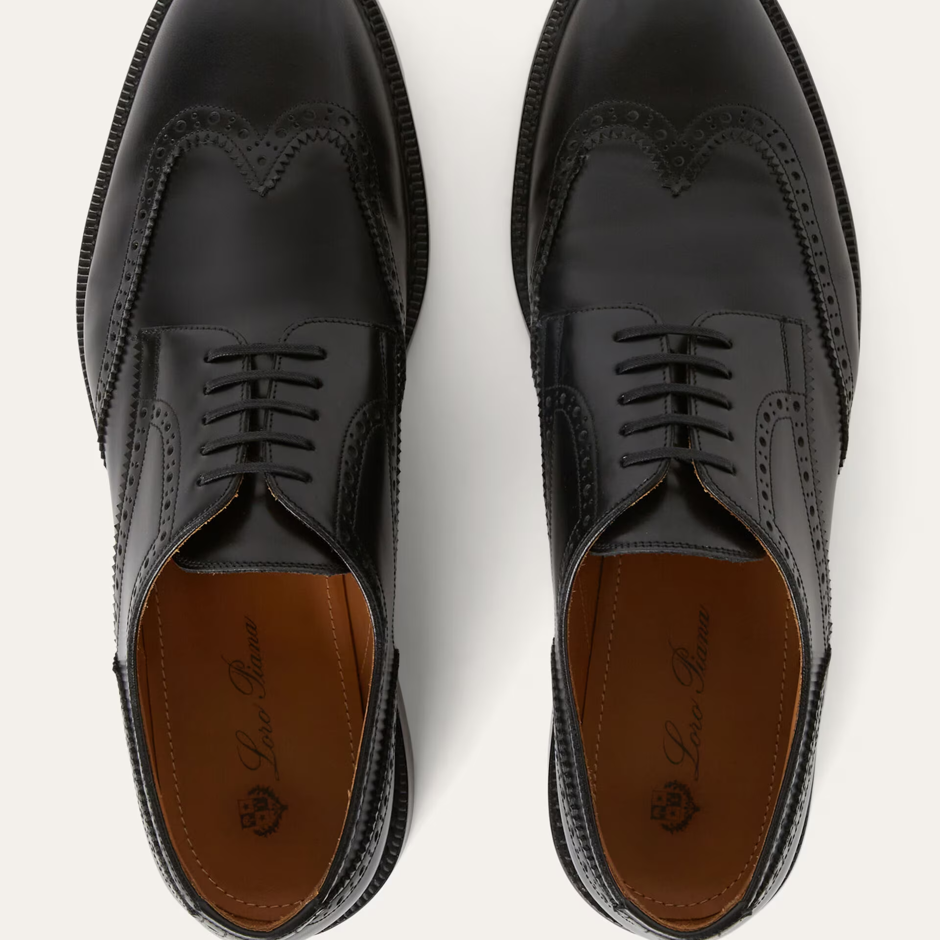 Loro Piana Oliver Walk Derby in Calfskin