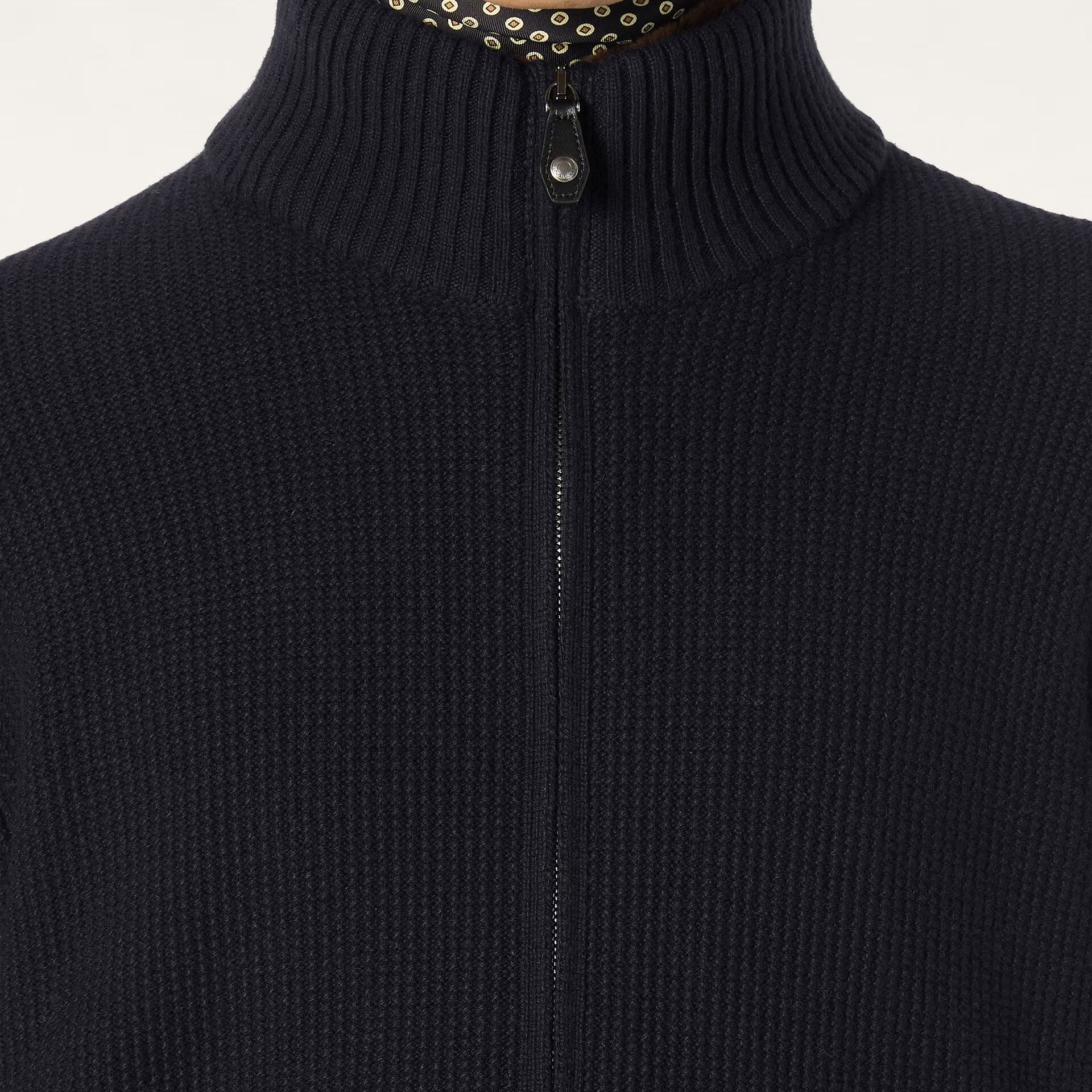 Loro Piana Alpe Bomber Jumper in Baby Cashmere Coarsehair