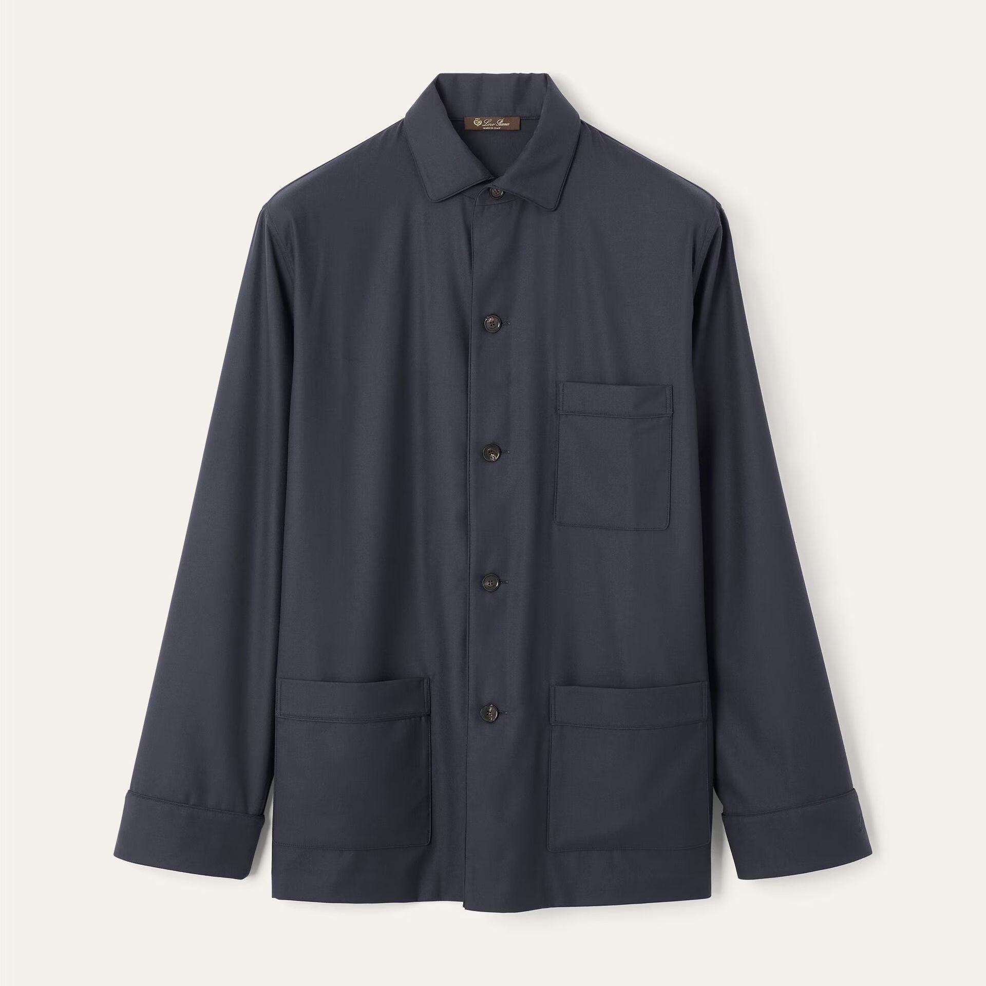 Loro Piana Lian The Gift of Kings® Pyjamas Shirt in The Gift Of King® - Rain System®