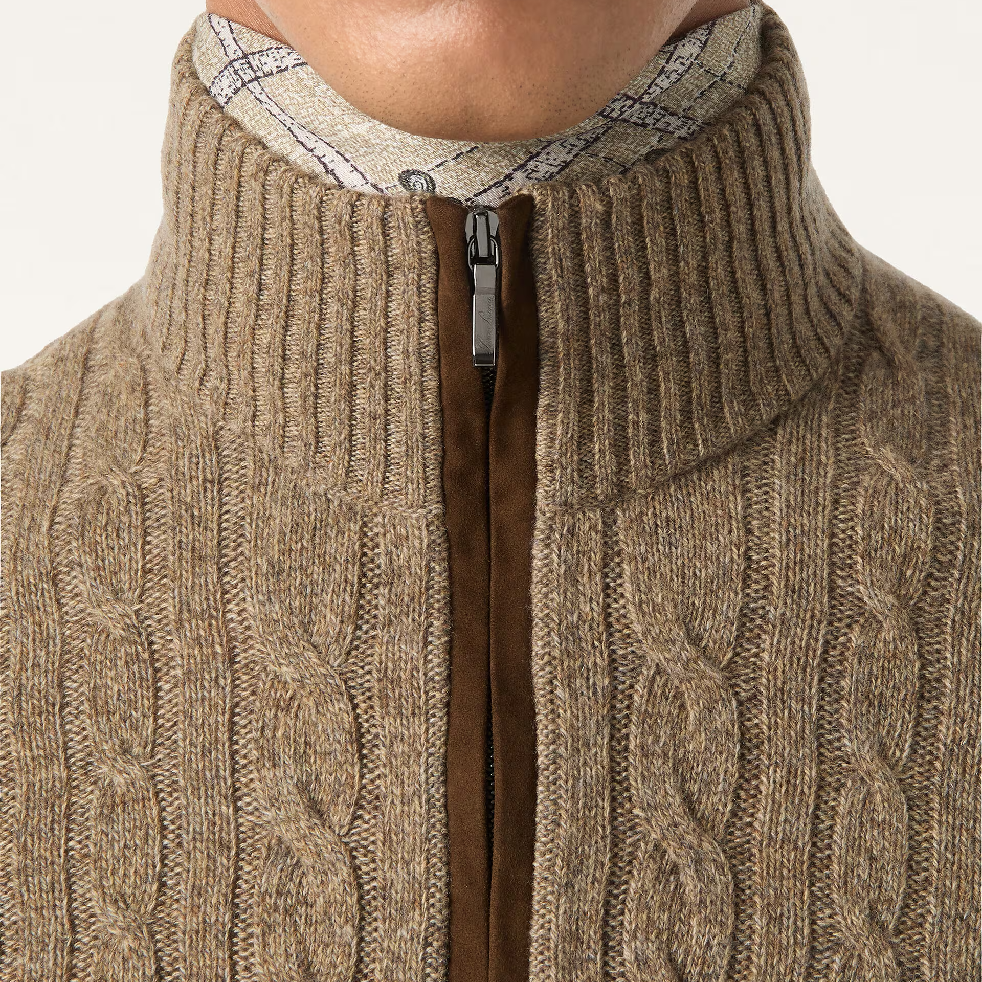 Loro Piana Treccia Jumper in Baby Cashmere