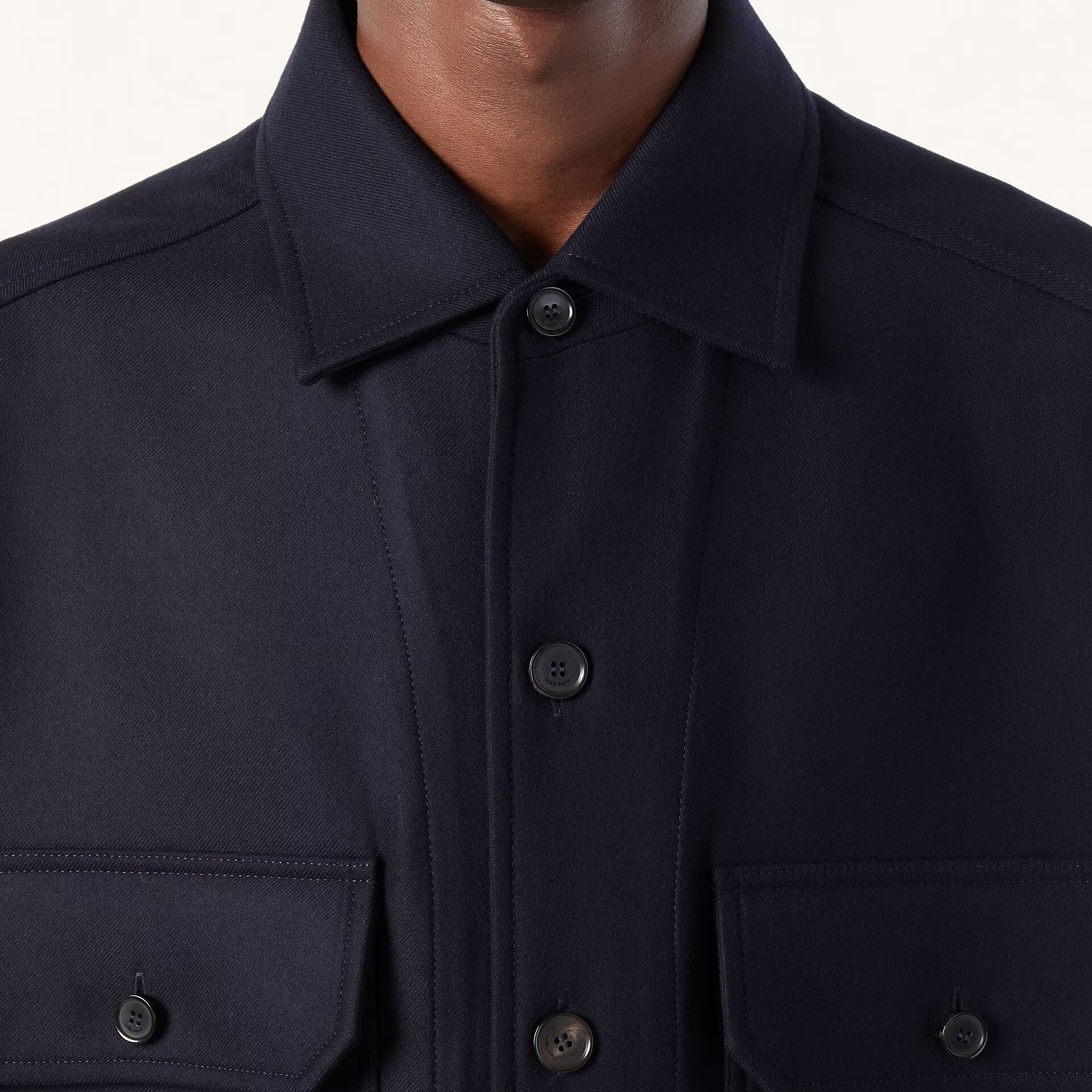 Loro Piana Ambrose The Gift of Kings® Overshirt in The Gift Of King® - Rain System®