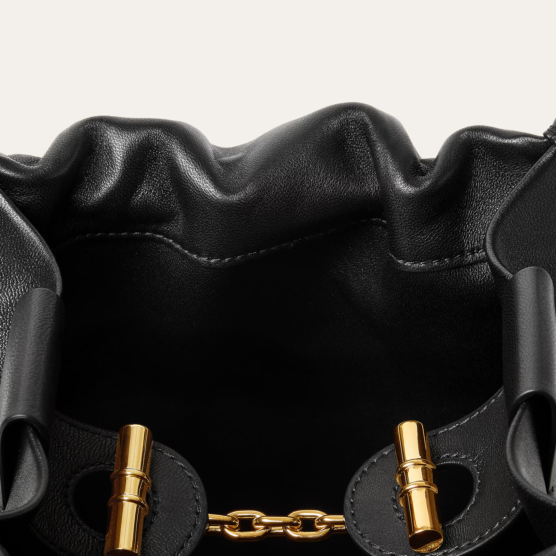 Loro Piana Small Bale Softy bag in Lambskin