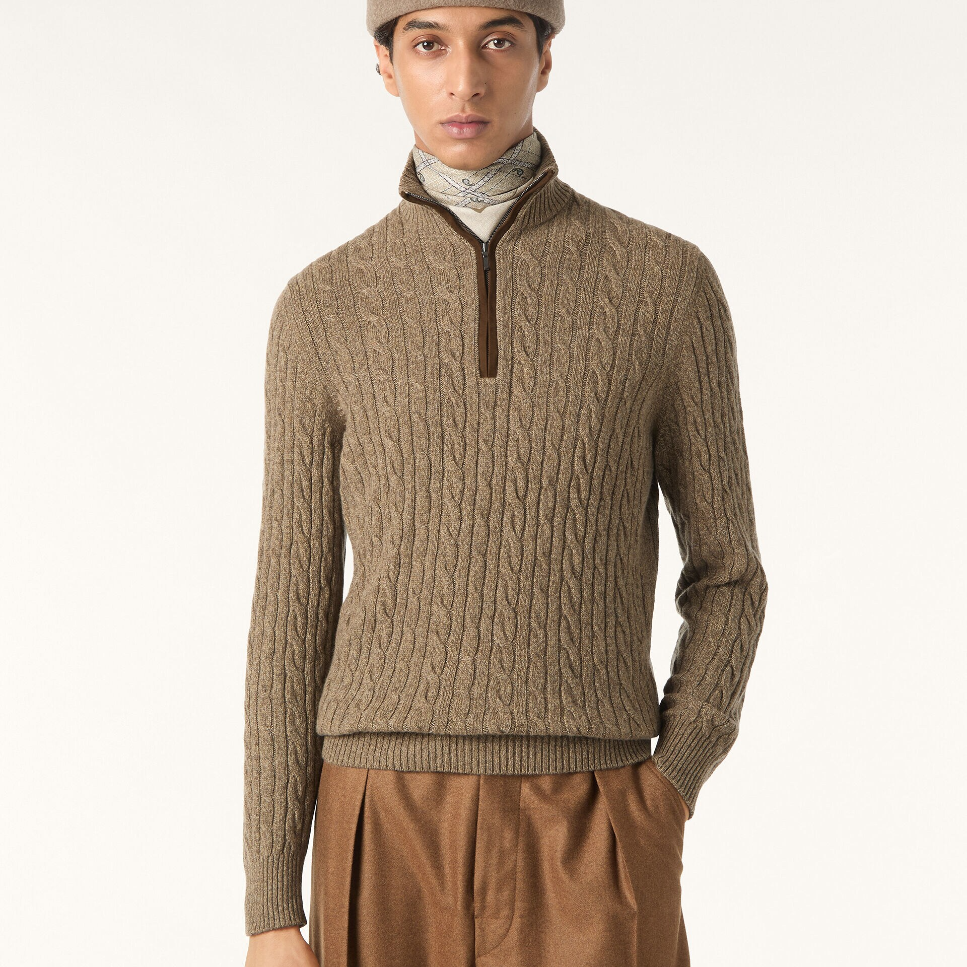 Loro Piana Treccia Jumper in Baby Cashmere