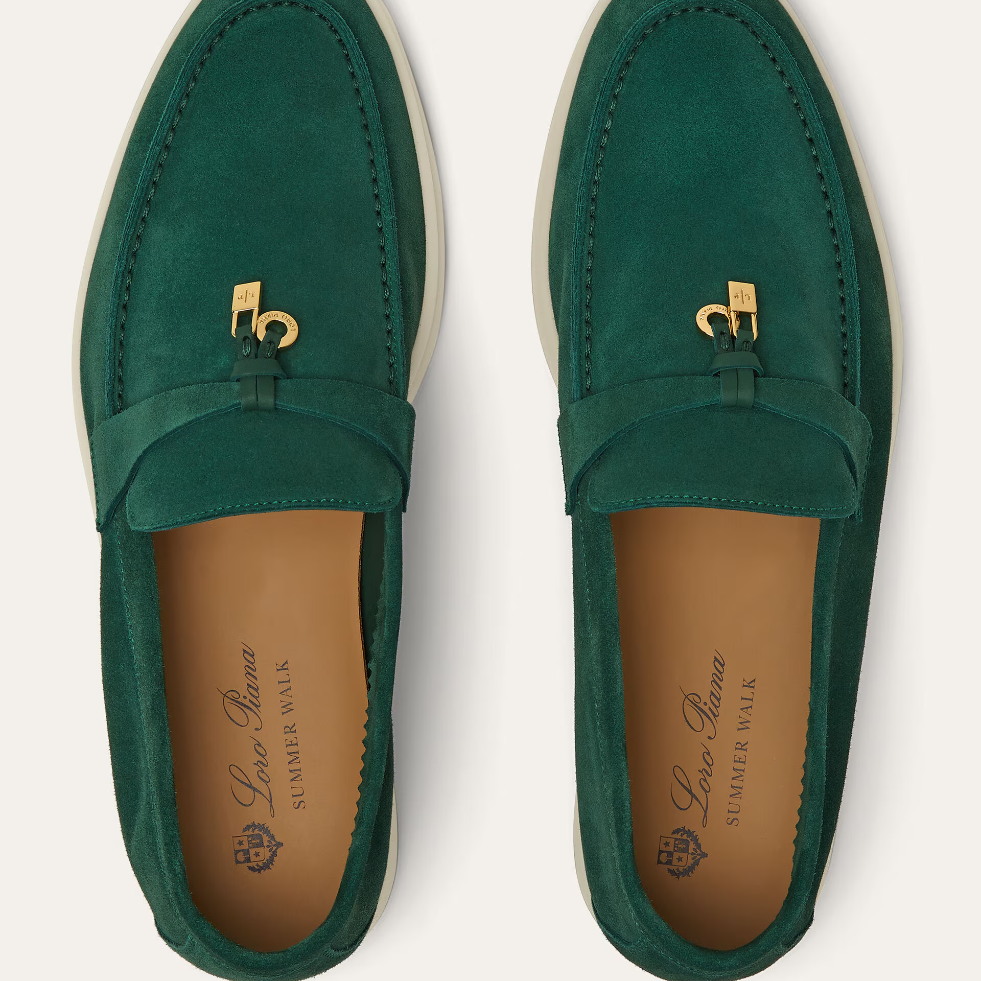 Loro Piana Summer Charms Walk Loafer in Suede
