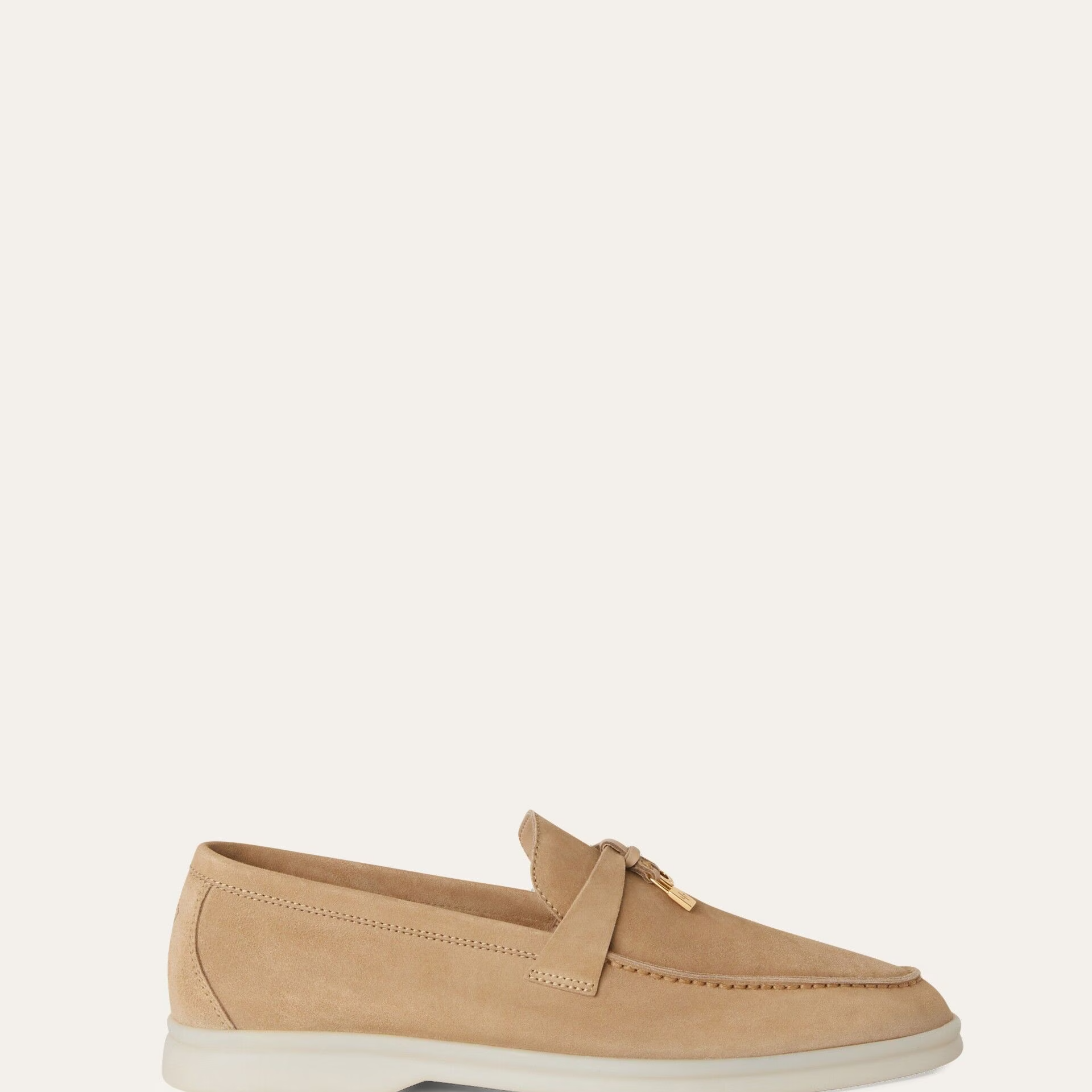 Loro Piana Summer Charms Walk Loafer in Suede