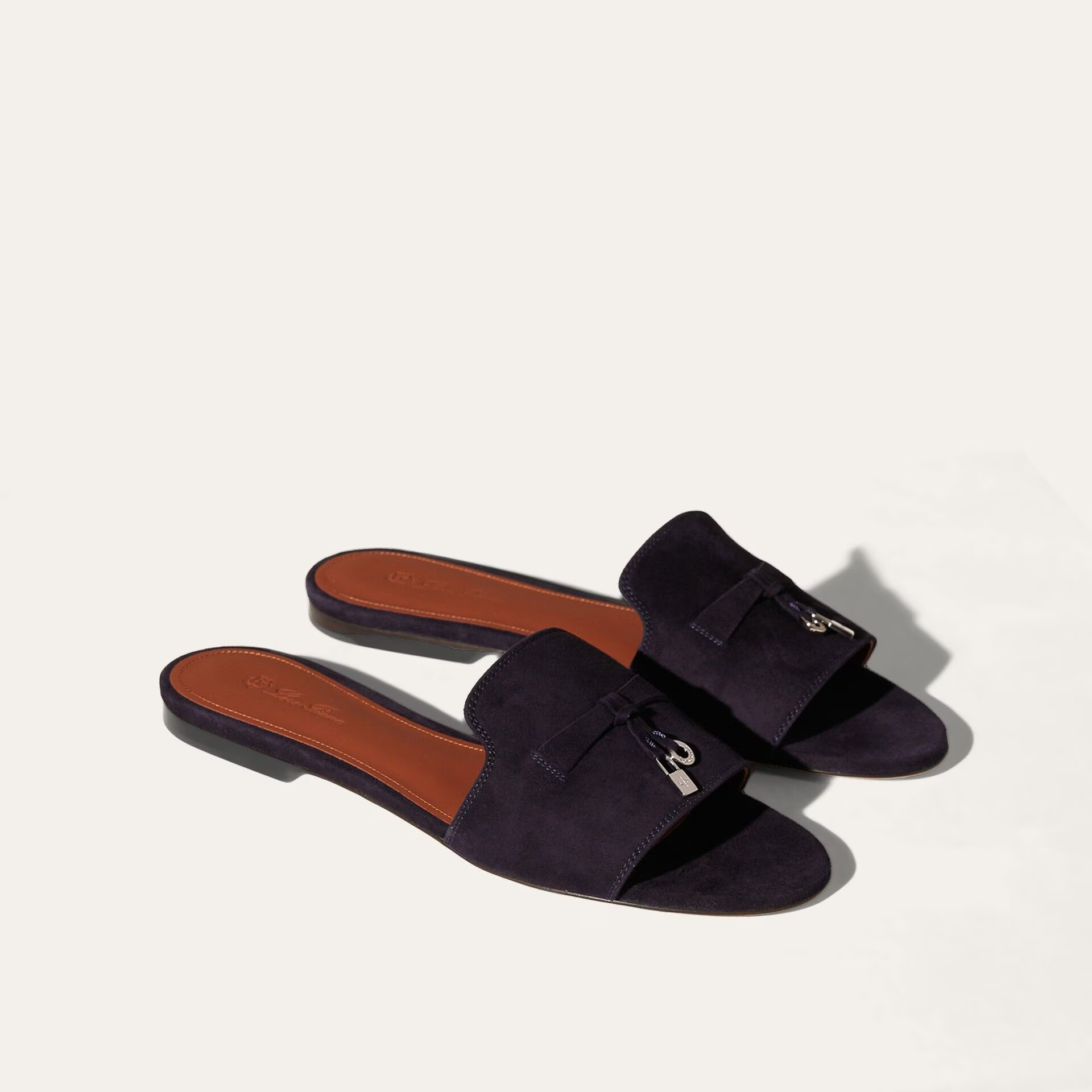 Loro Piana Summer Charms Sandal in Suede Goatskin
