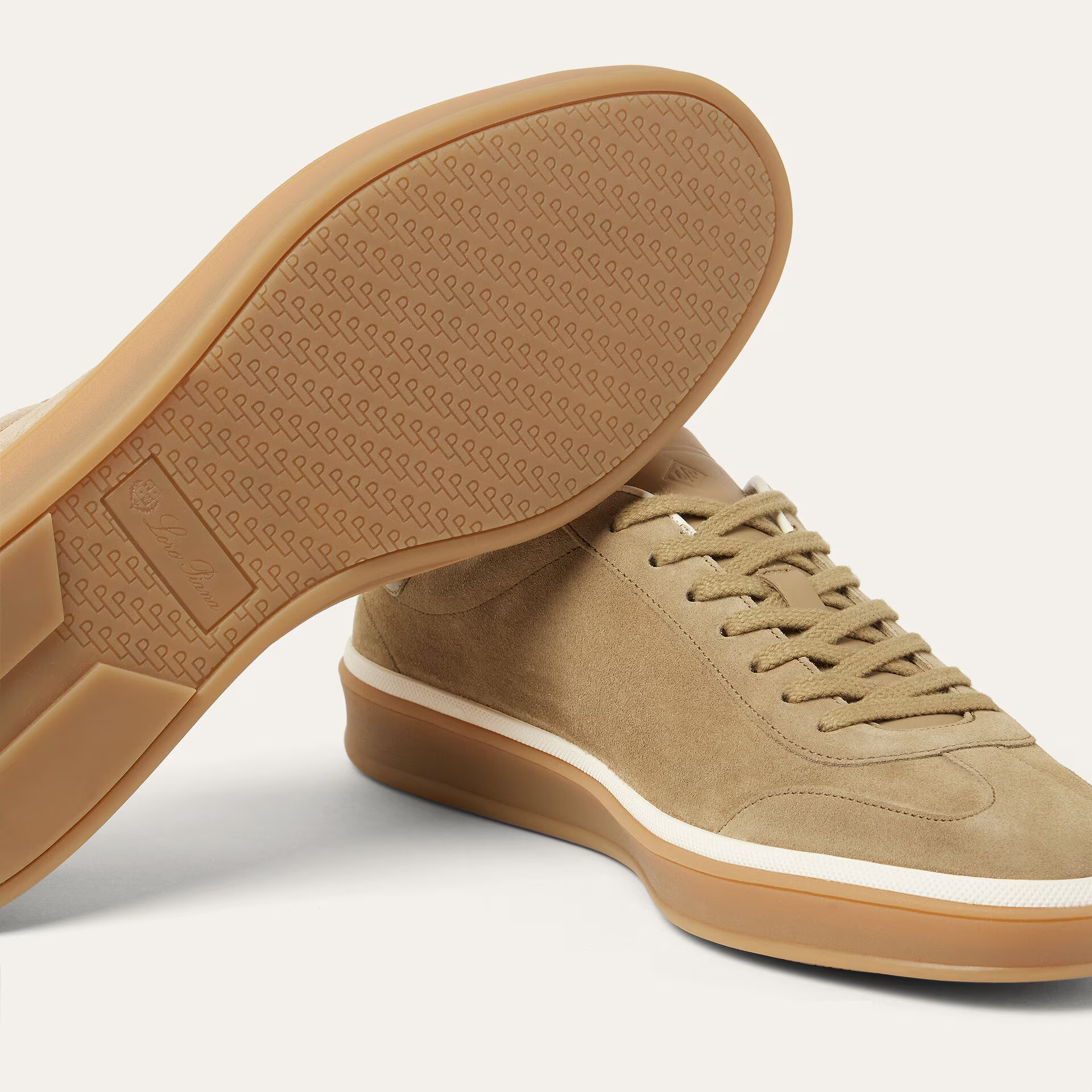 Loro Piana Tennis Walk Sneaker in Suede Calf Split