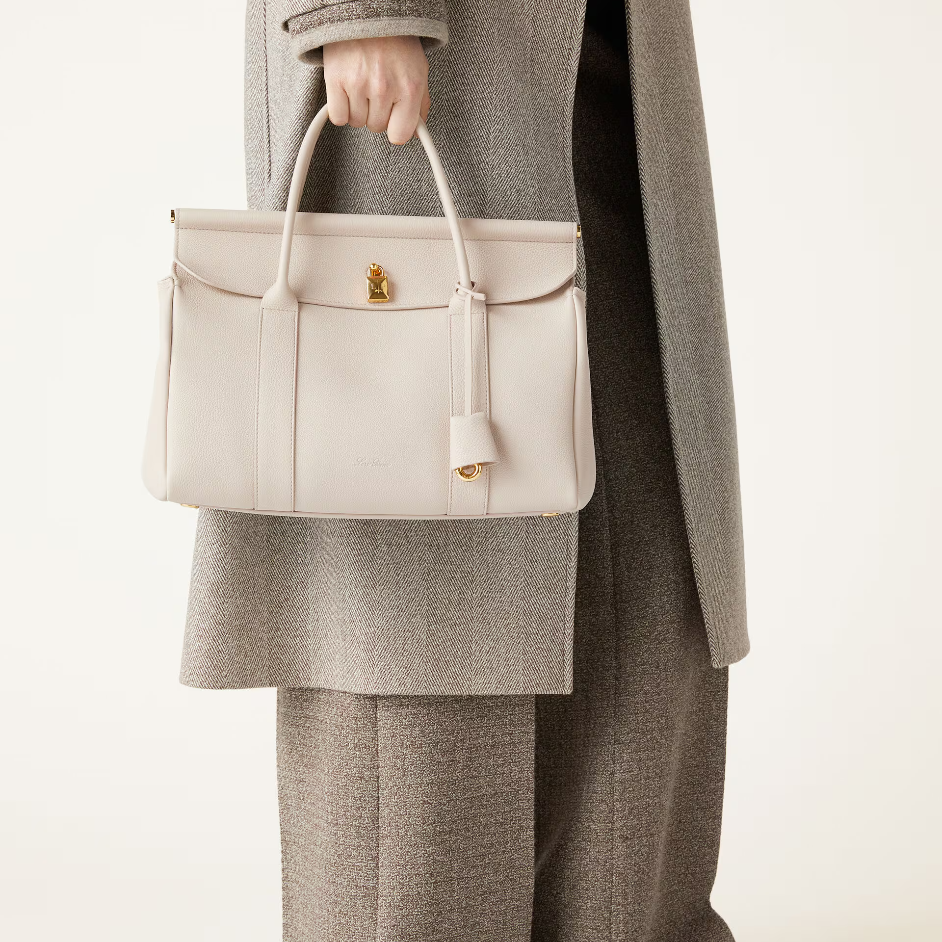Loro Piana Loom bag L32 in Grained Calfskin