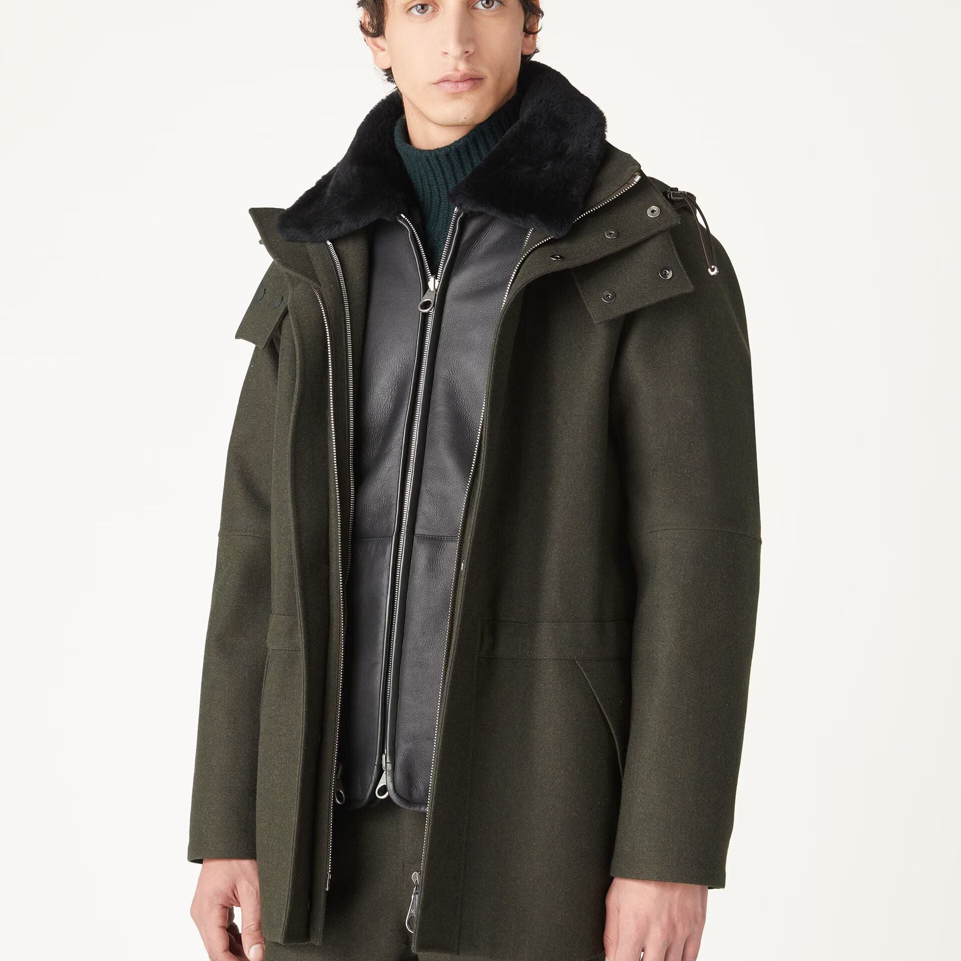 Loro Piana Milton Parka in Virgin Wool - Storm System®