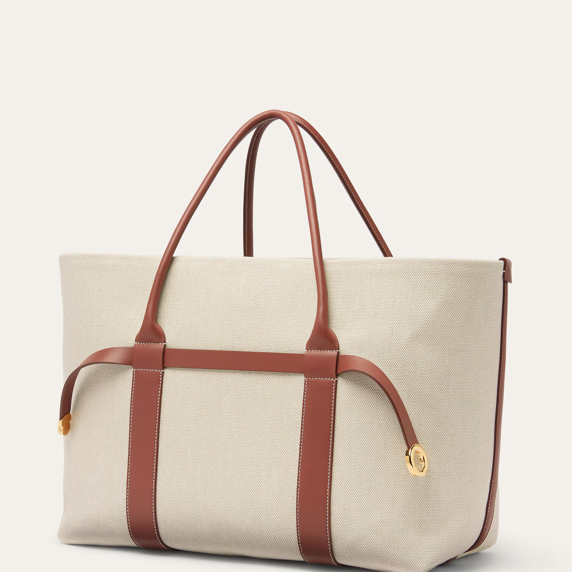 Loro Piana Ghiera Shopper Large in Cotton, Linen