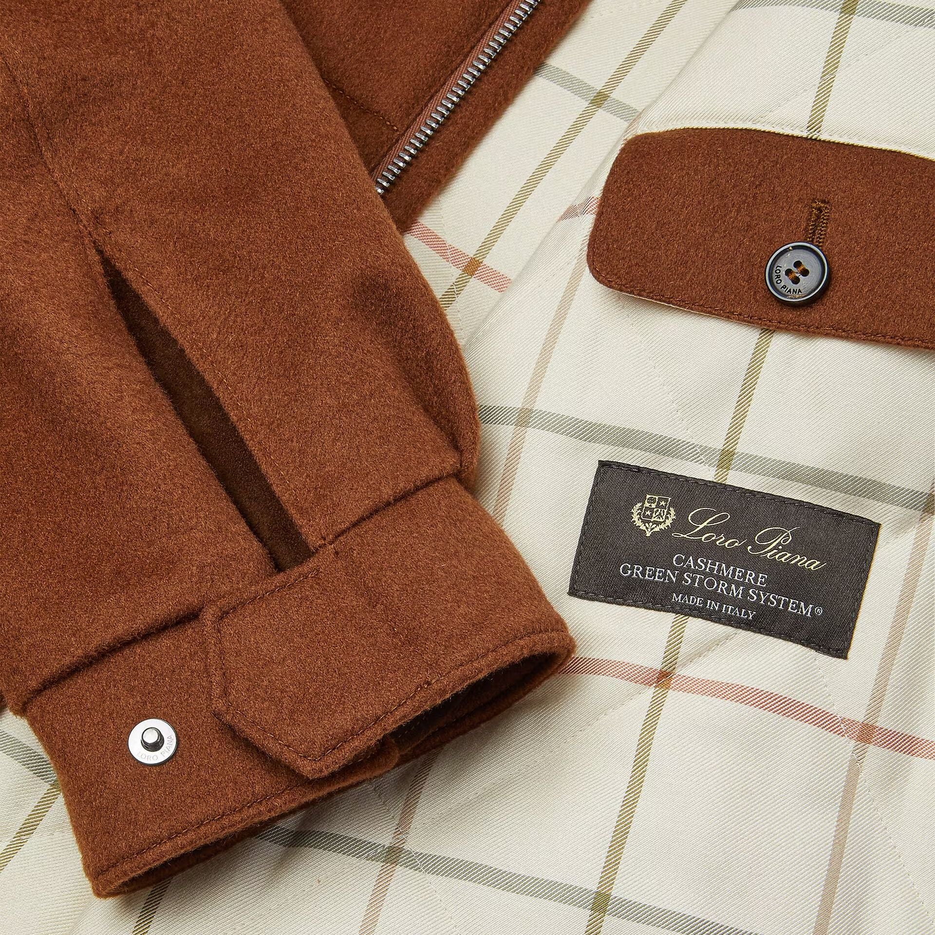 Loro Piana Traveller Field Jacket in Cashmere - Storm System®