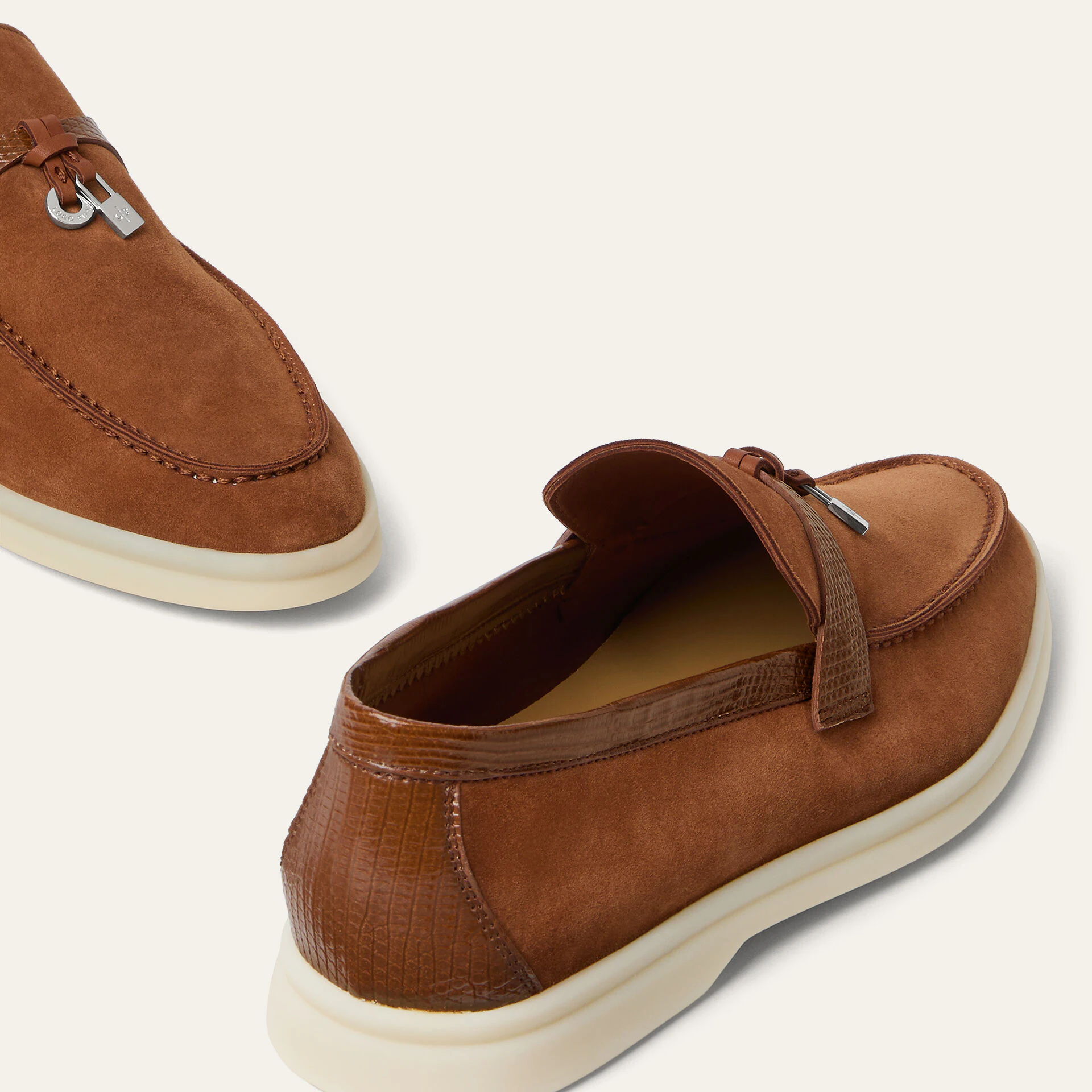 Loro Piana Summer Charms Walk Loafer in Suede