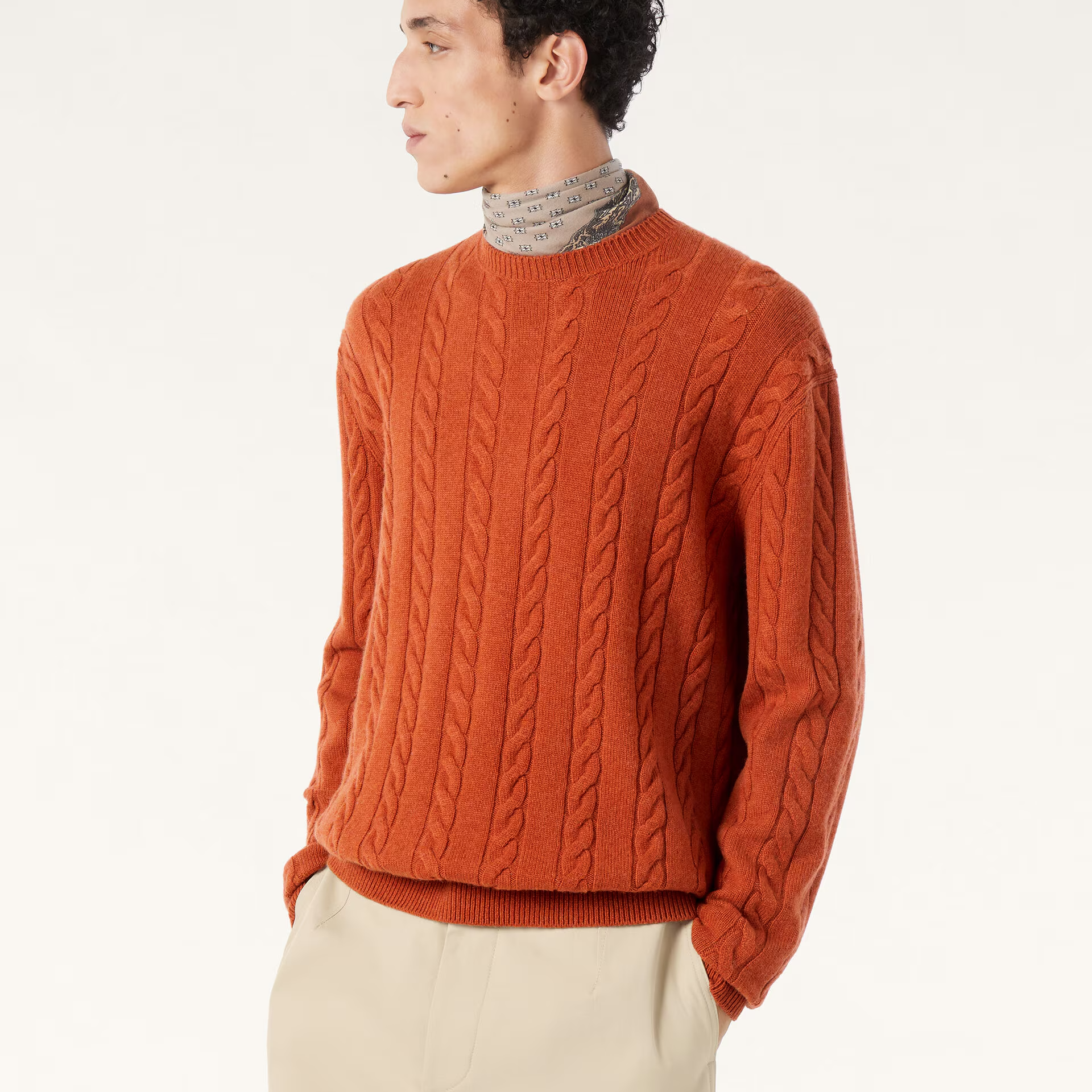 Loro Piana Cedar Crewneck in Cashmere