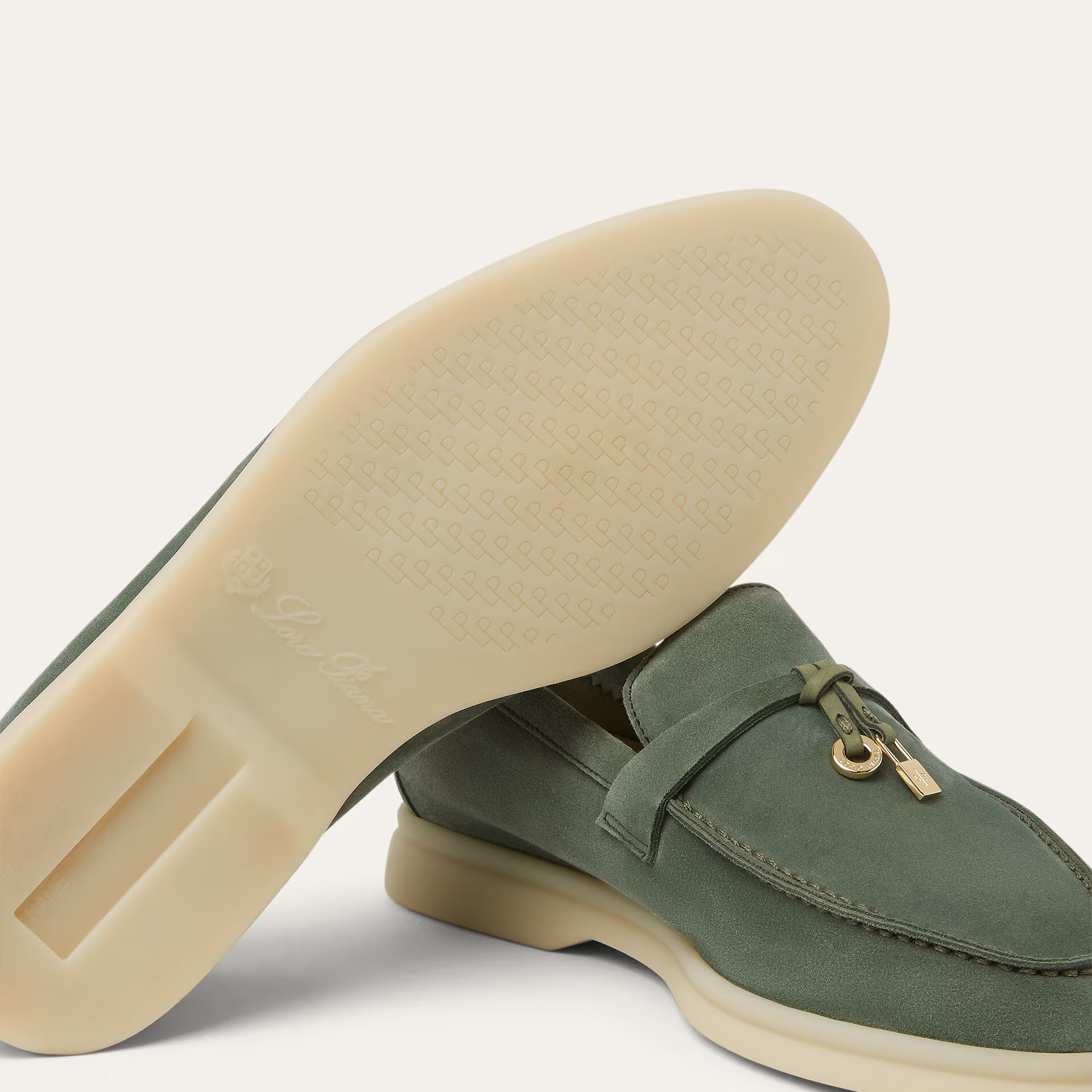 Loro Piana Summer Charms Walk Loafer in Suede