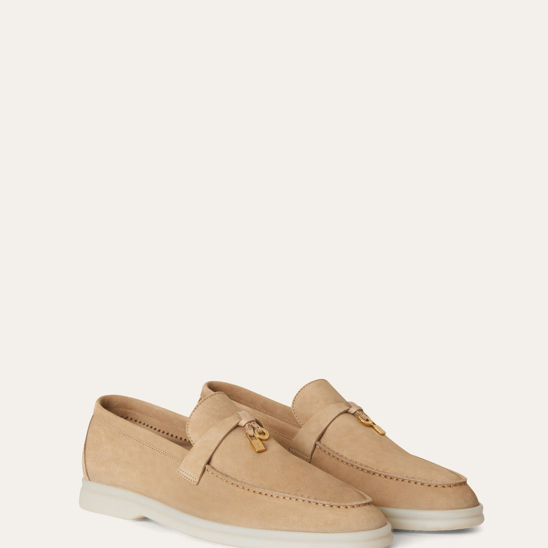Loro Piana Summer Charms Walk Loafer in Suede