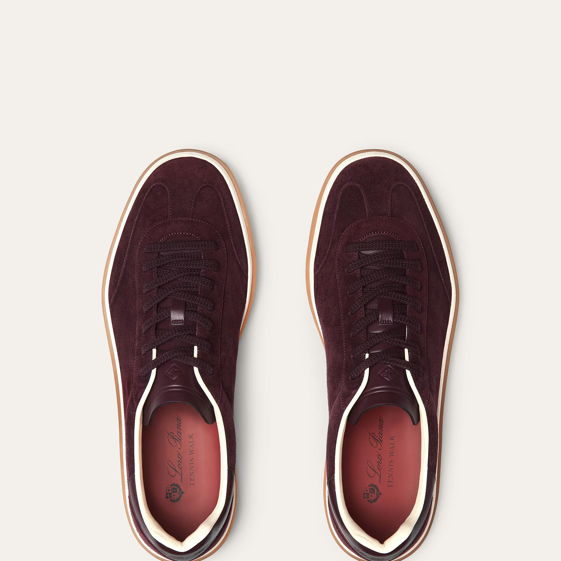 Loro Piana Tennis Walk Sneaker in Suede Calf Split