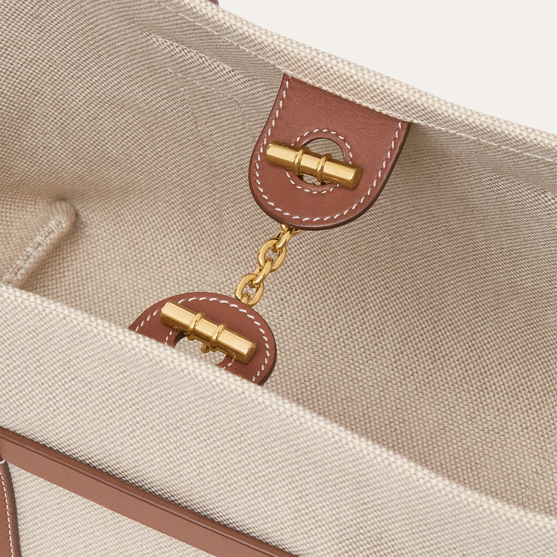 Loro Piana Ghiera Shopper Small in Cotton, Linen