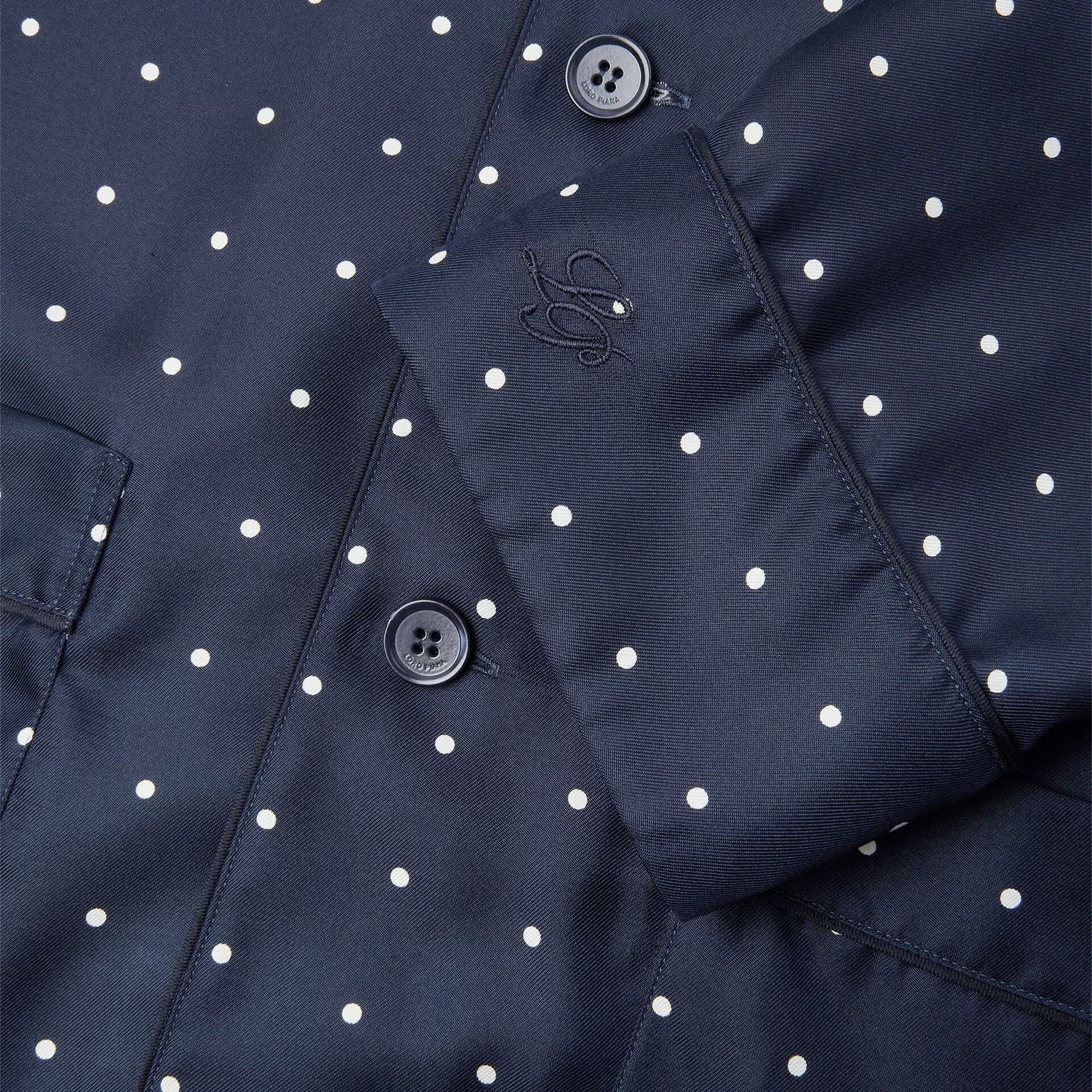 Loro Piana Lian Pyjamas Shirt in Silk