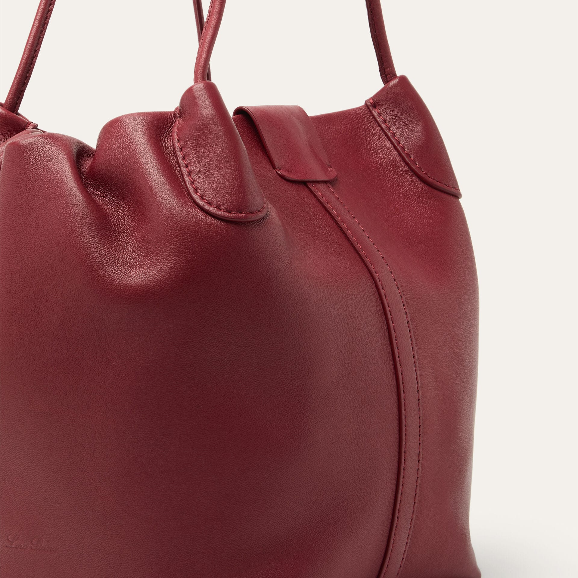 Loro Piana Small Bale Softy bag in Lambskin