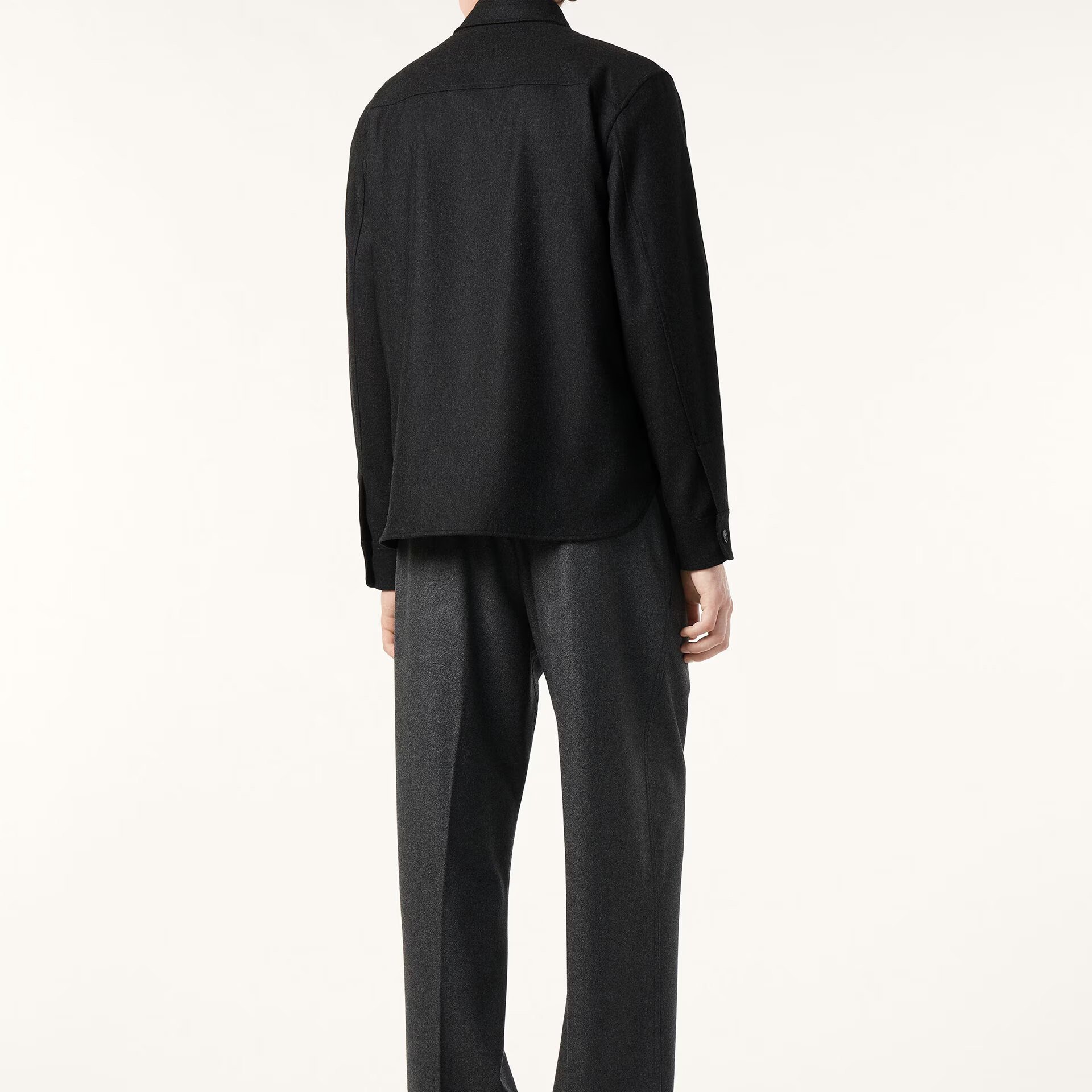 Loro Piana Jim Overshirt in Virgin Wool, Cashmere