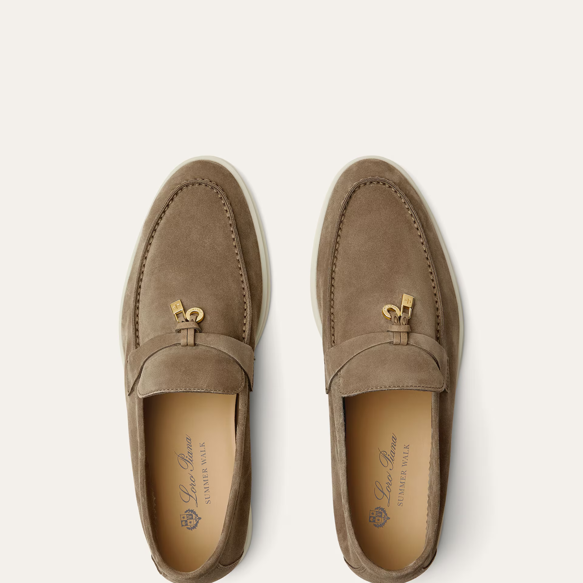 Loro Piana Summer Charms Walk Loafer in Suede