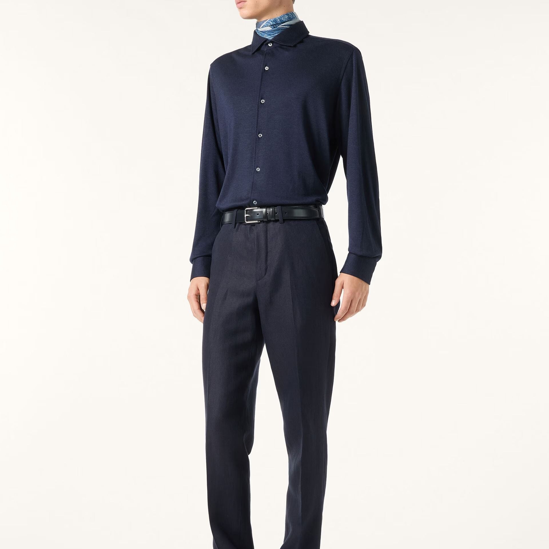 Loro Piana Andrew Shirt in Cashmere, Silk