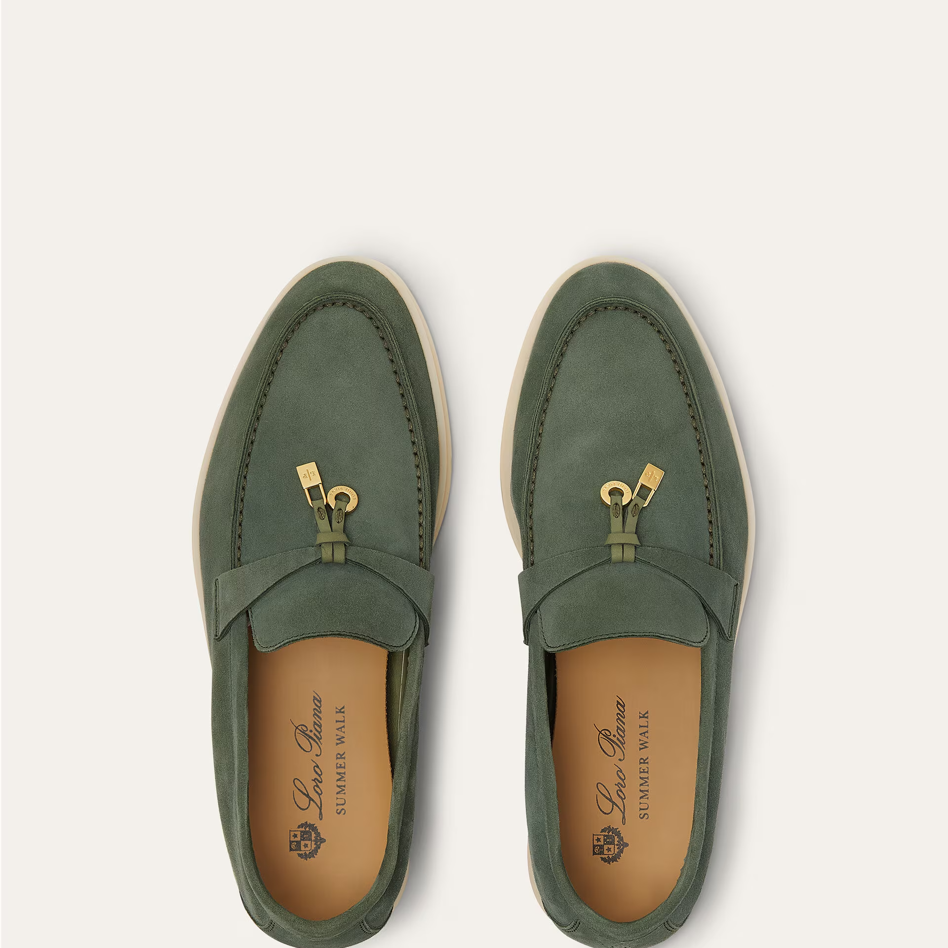 Loro Piana Summer Charms Walk Loafer in Suede