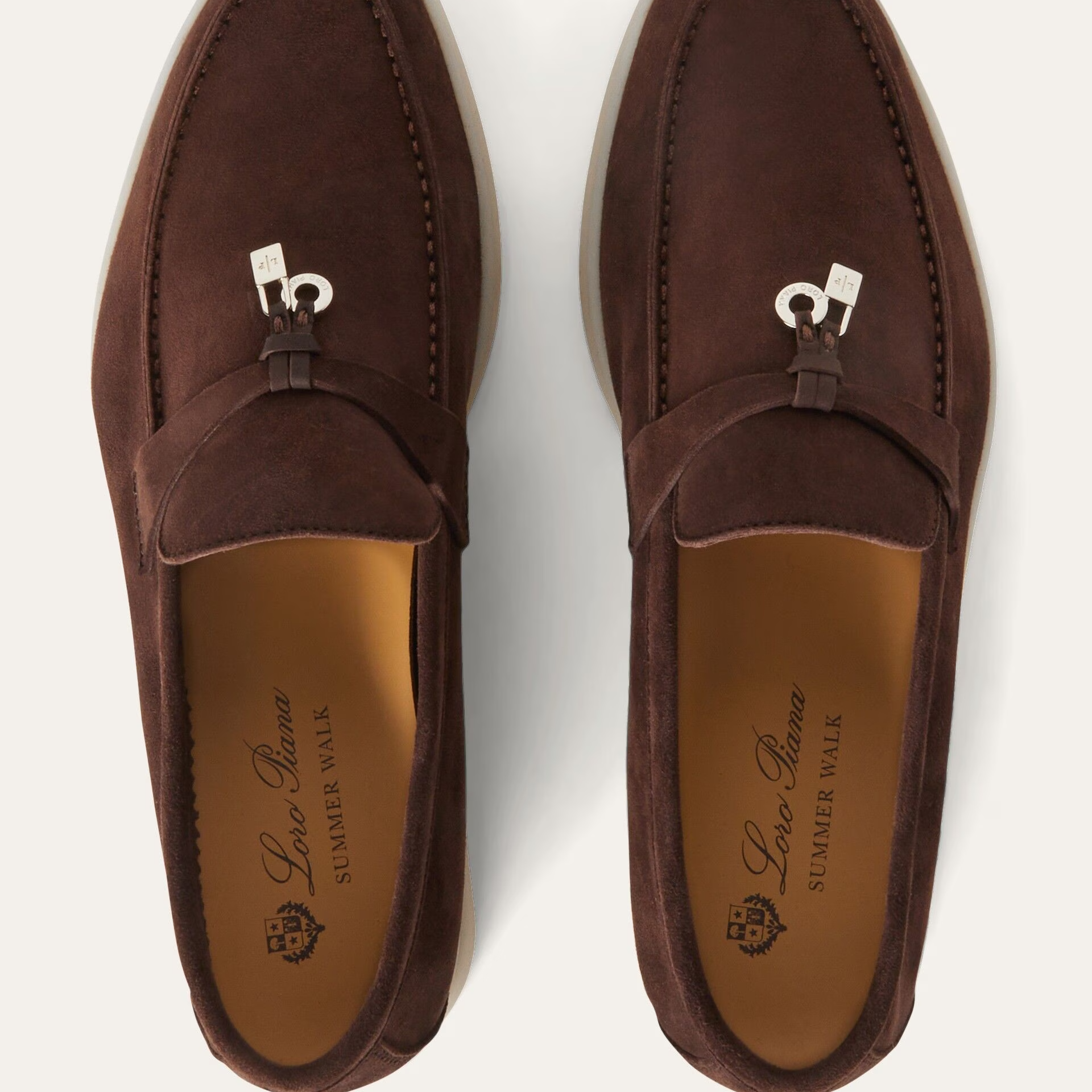 Loro Piana Summer Charms Walk Loafer in Suede