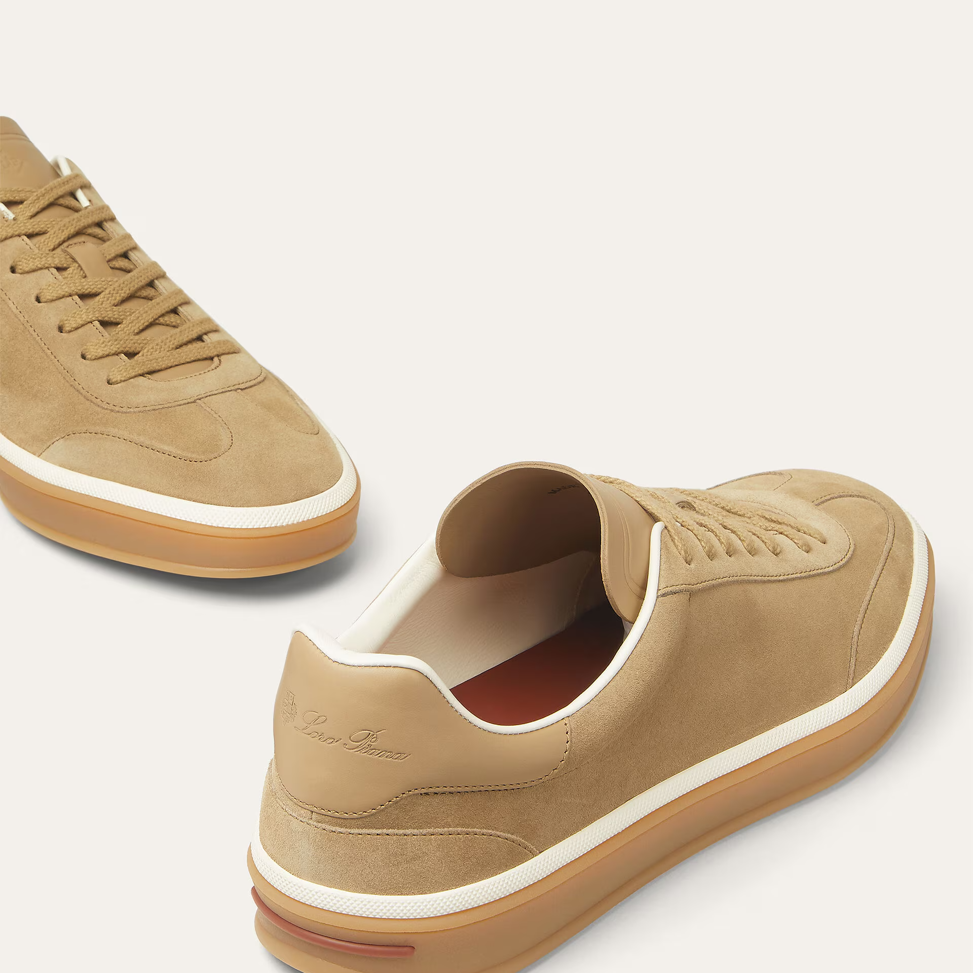 Loro Piana Tennis Walk Sneaker in Suede Calf Split