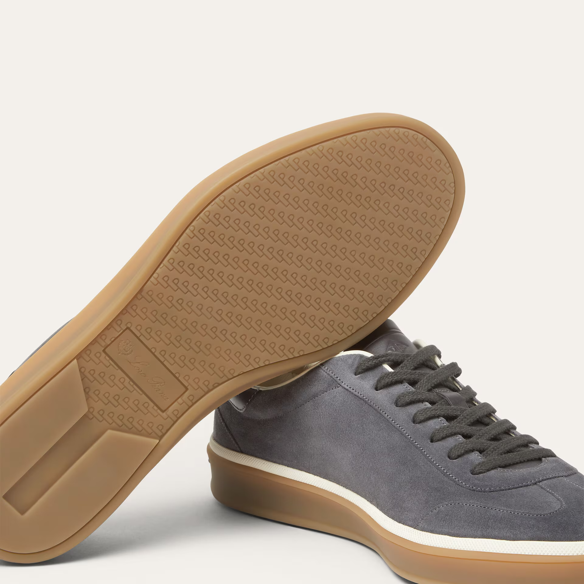 Loro Piana Tennis Walk Sneaker in Suede Calf Split
