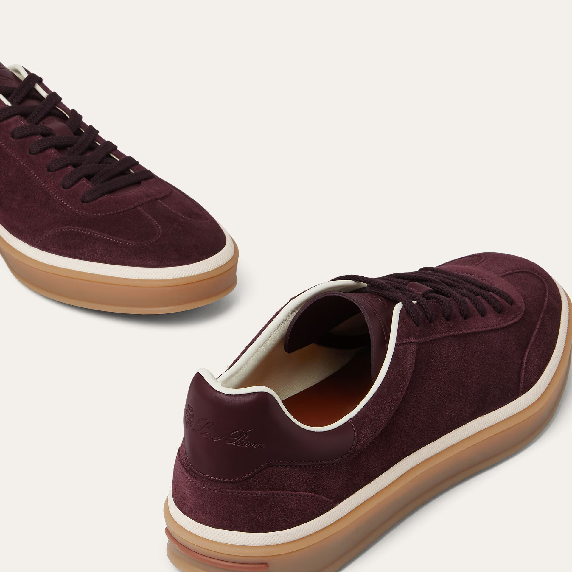Loro Piana Tennis Walk Sneaker in Suede Calf Split