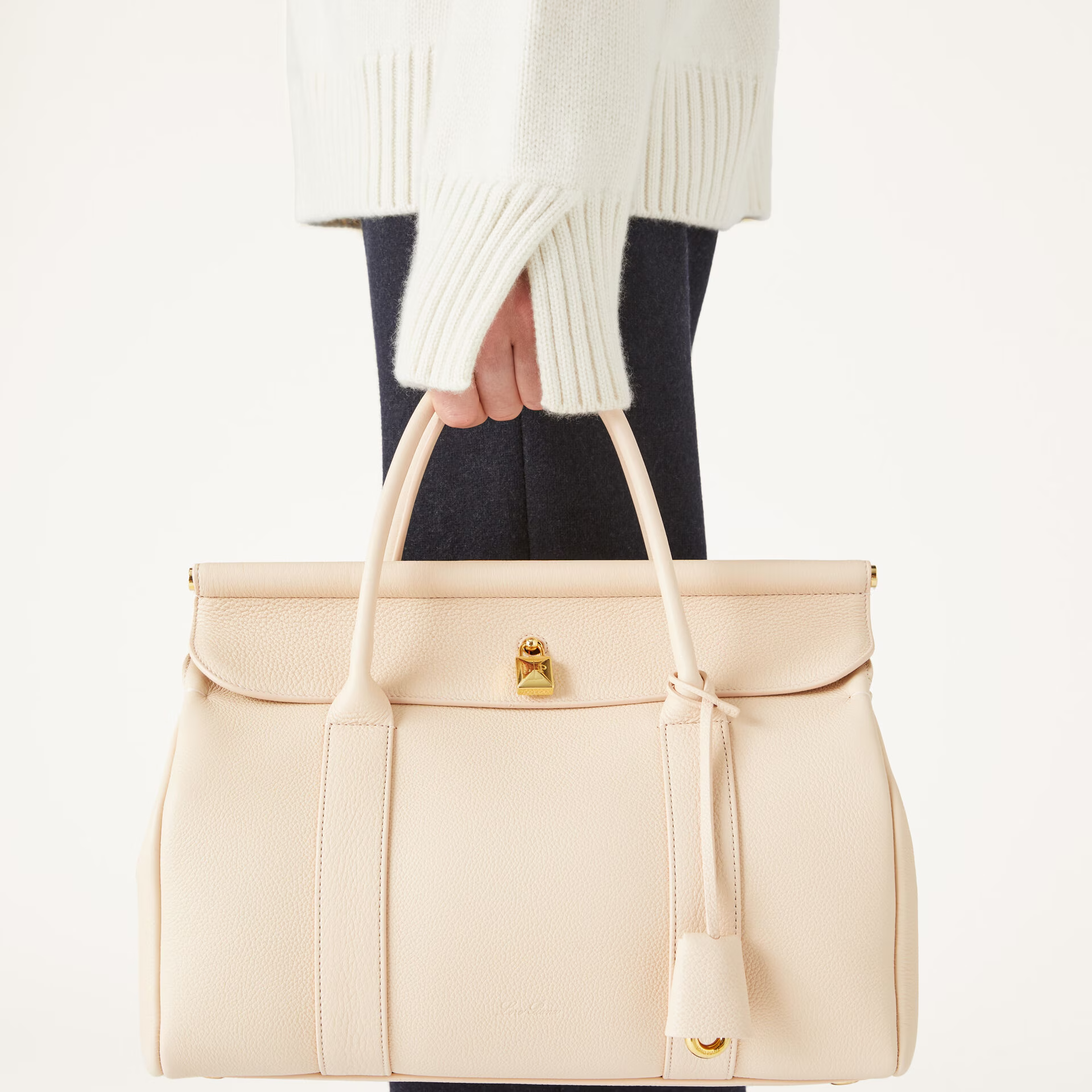 Loro Piana Loom bag L32 in Grained Calfskin