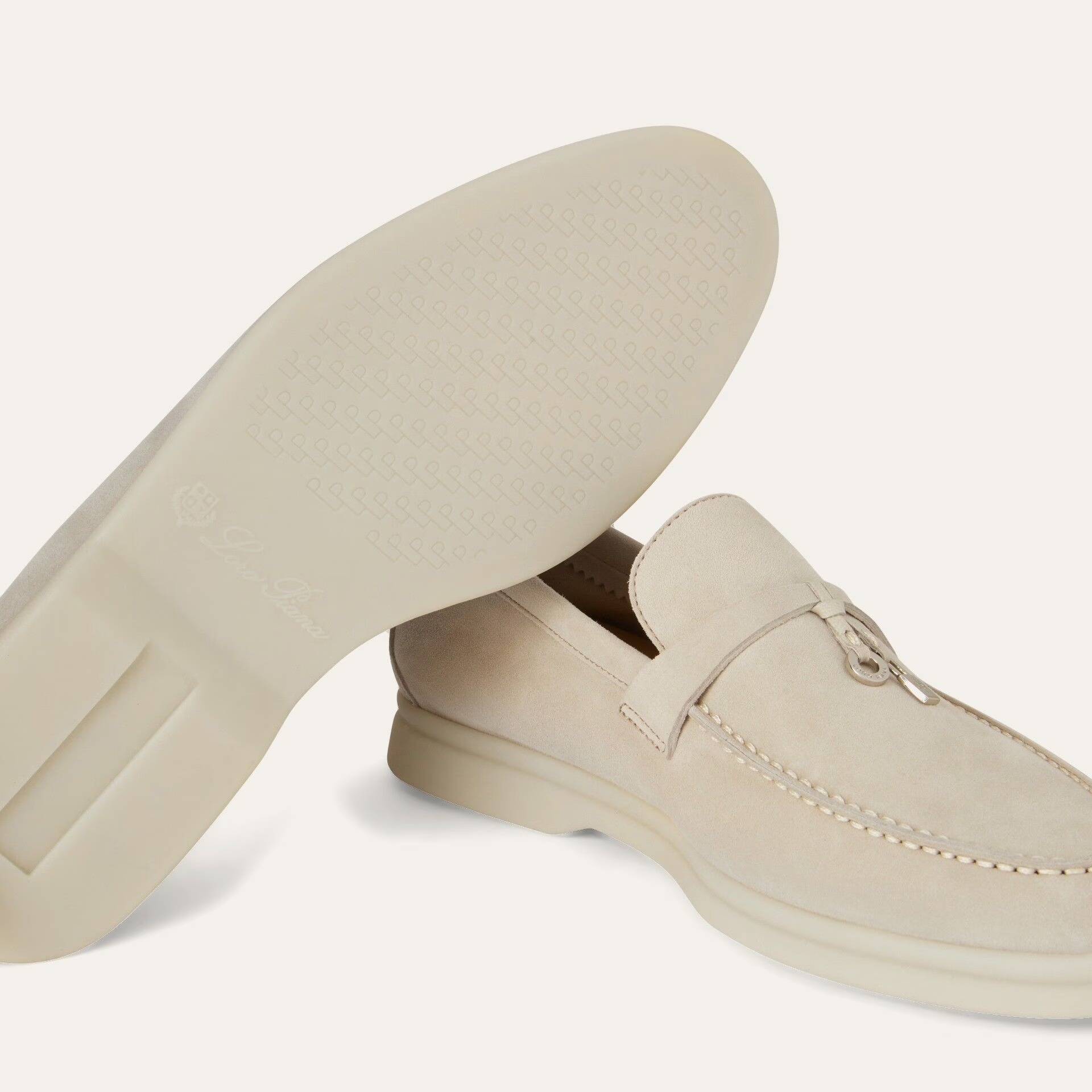 Loro Piana Summer Charms Walk Loafer in Suede